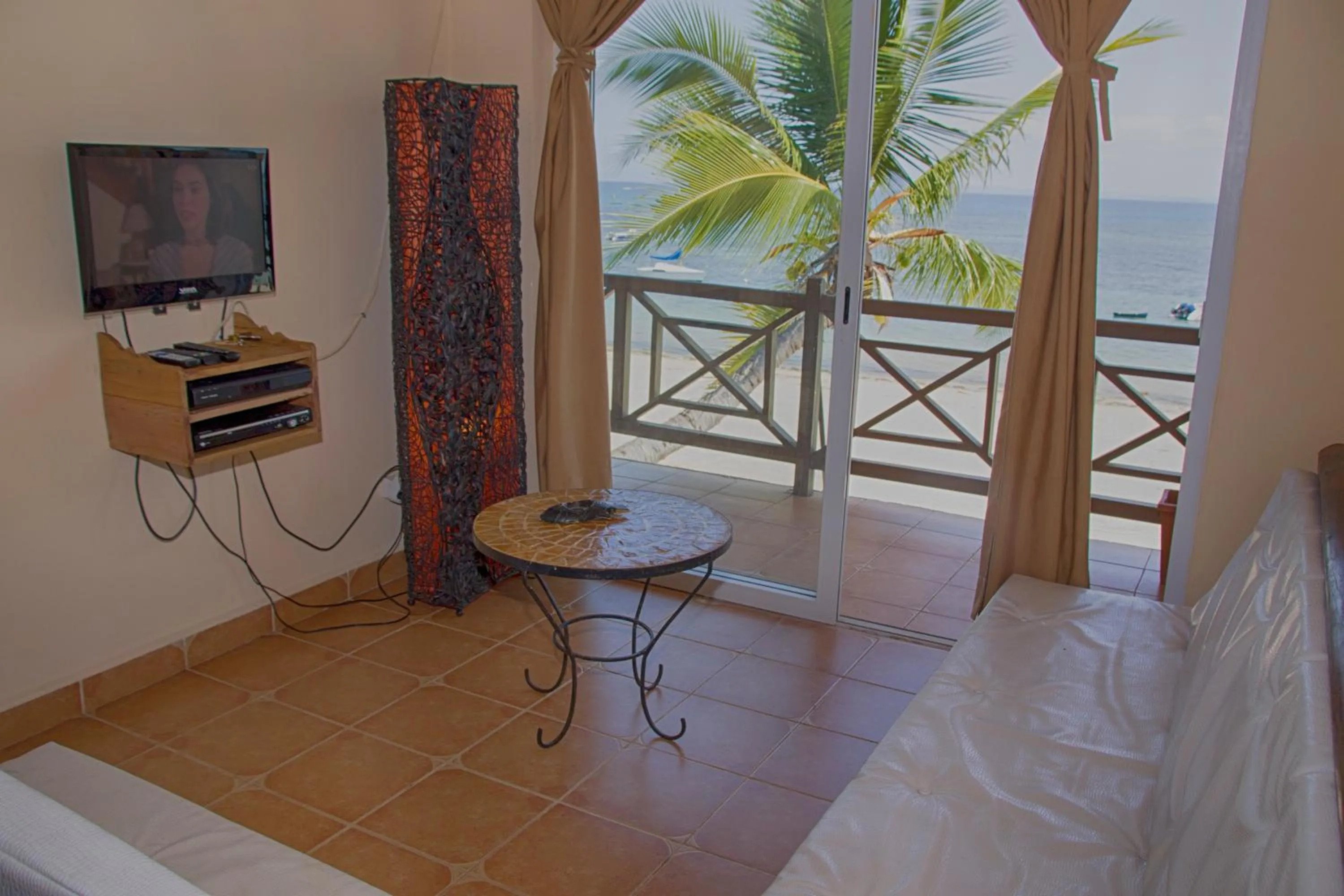 Living room in Hotel-Residence Au Sable Blanc