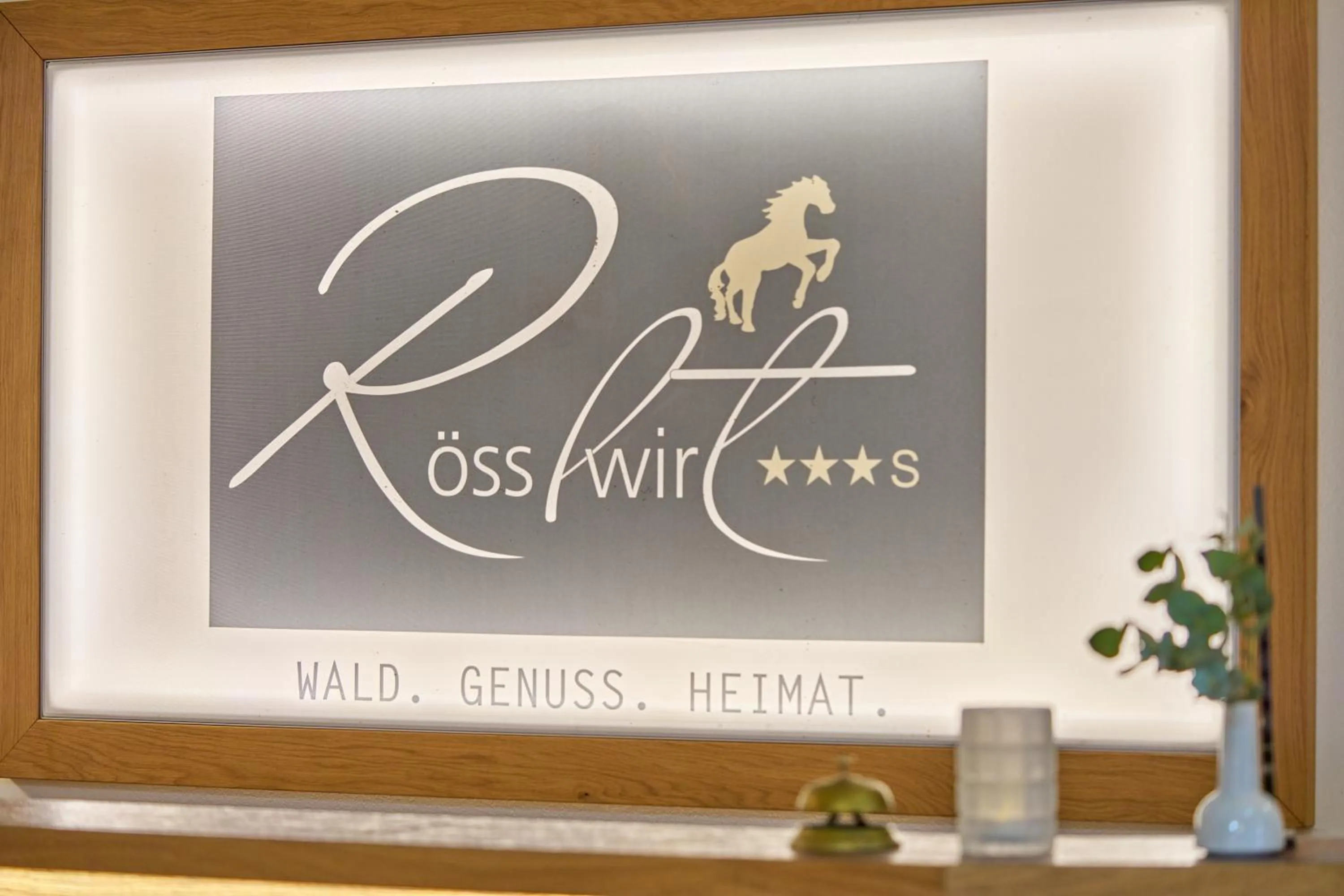 Lobby or reception in Wander und Aktiv Hotel Rösslwirt