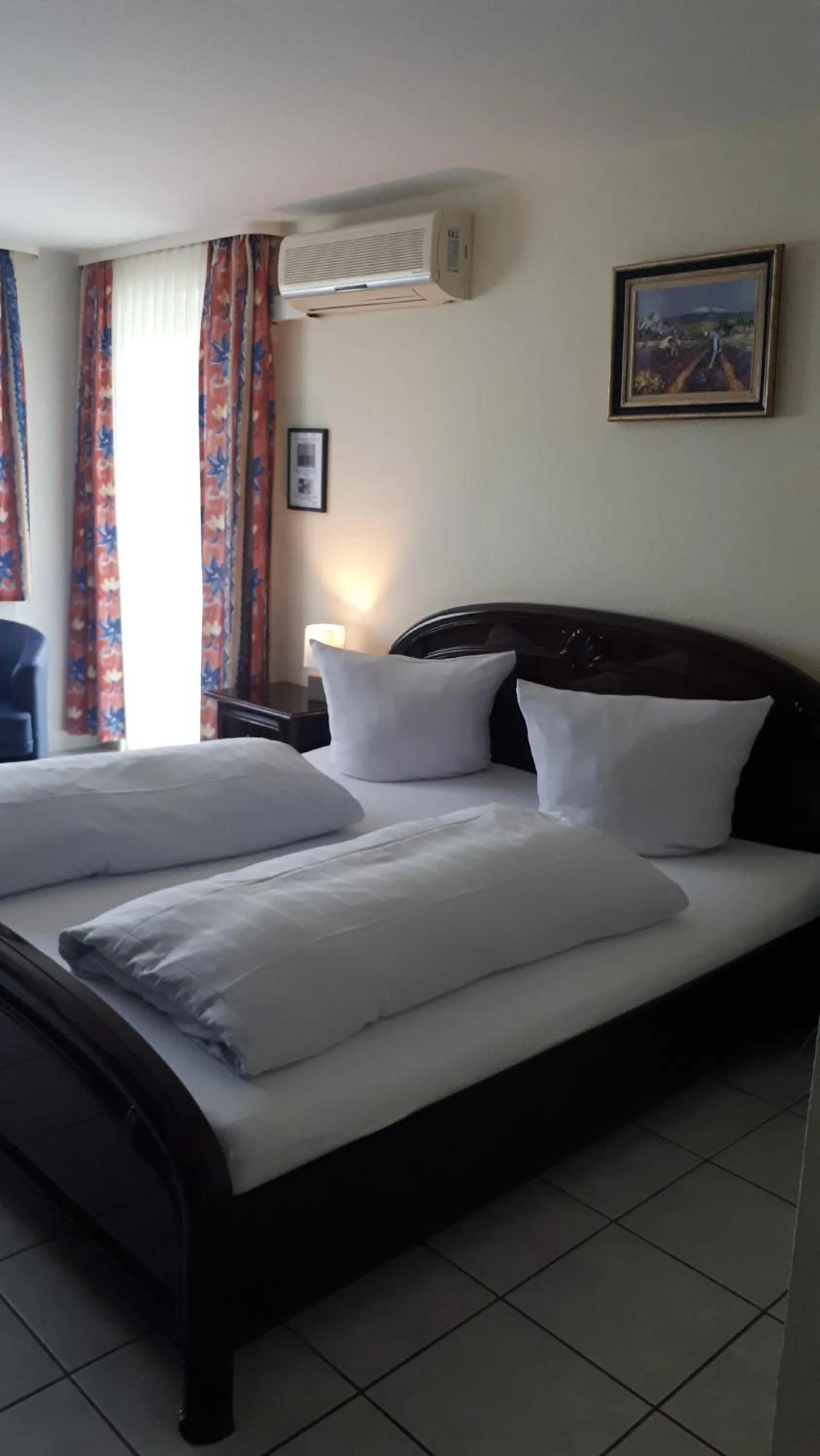 Bed in Hotel Restaurant Anna