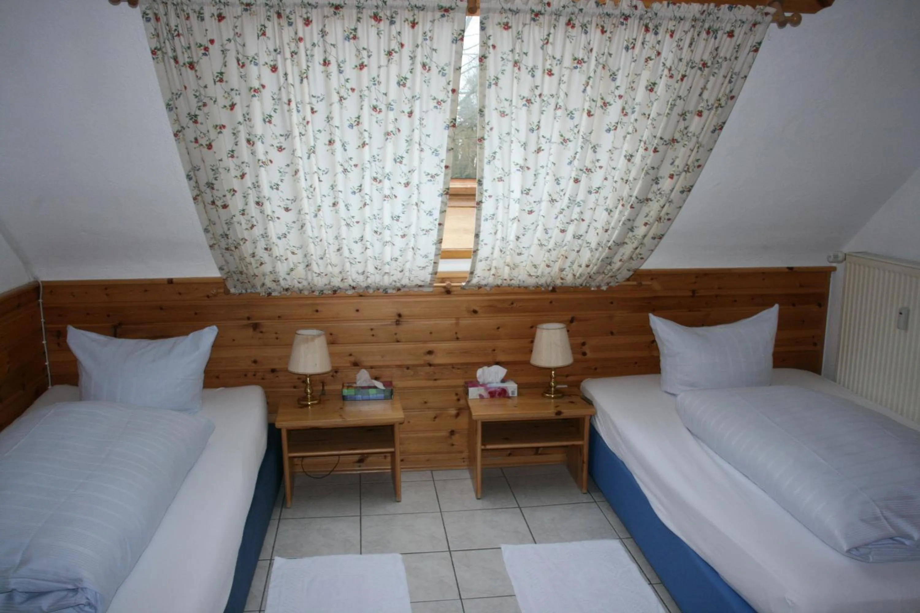 Bed in Hotel Restaurant Anna