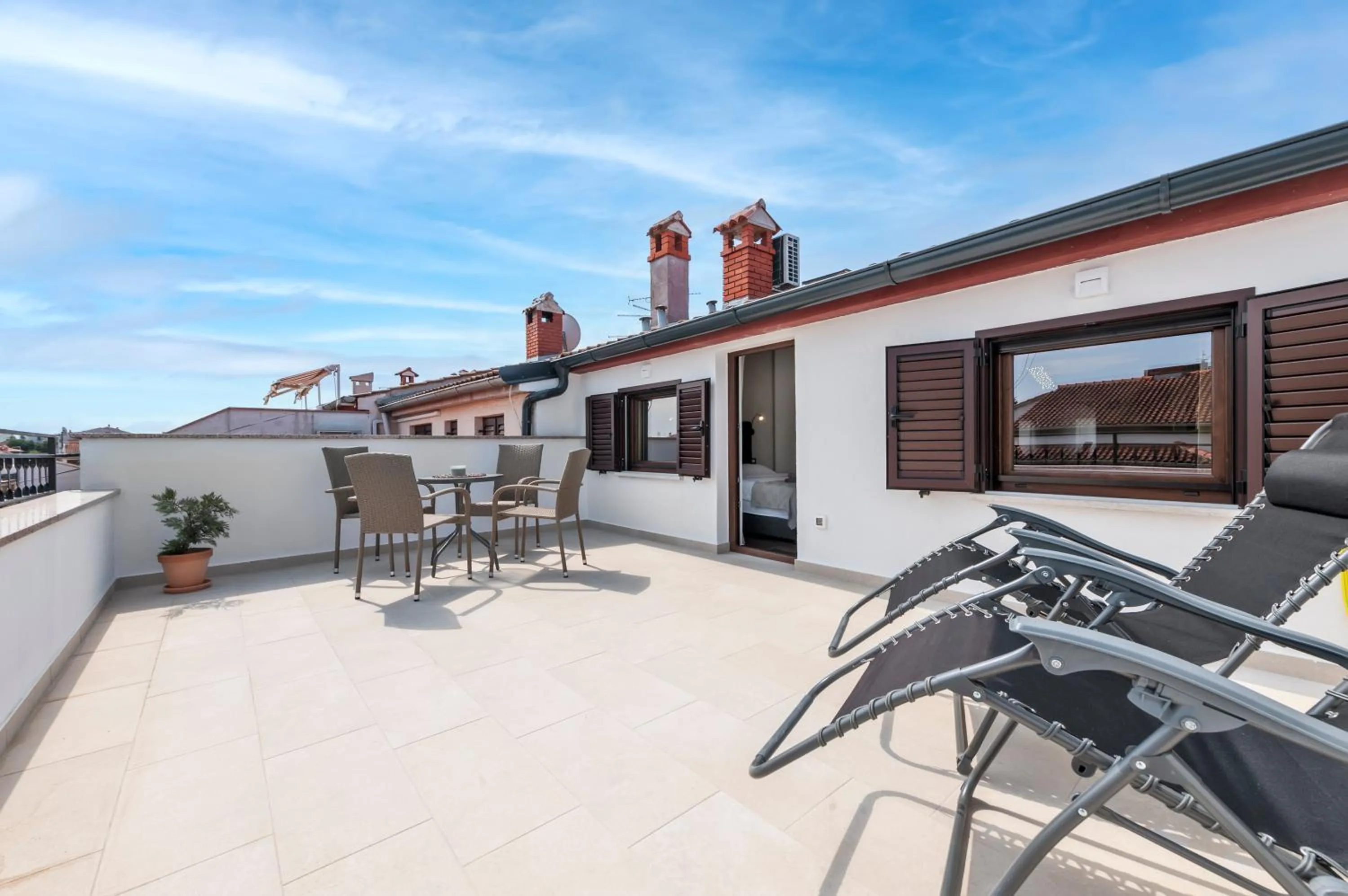 Balcony/Terrace in Apartments Sanja-New renovated