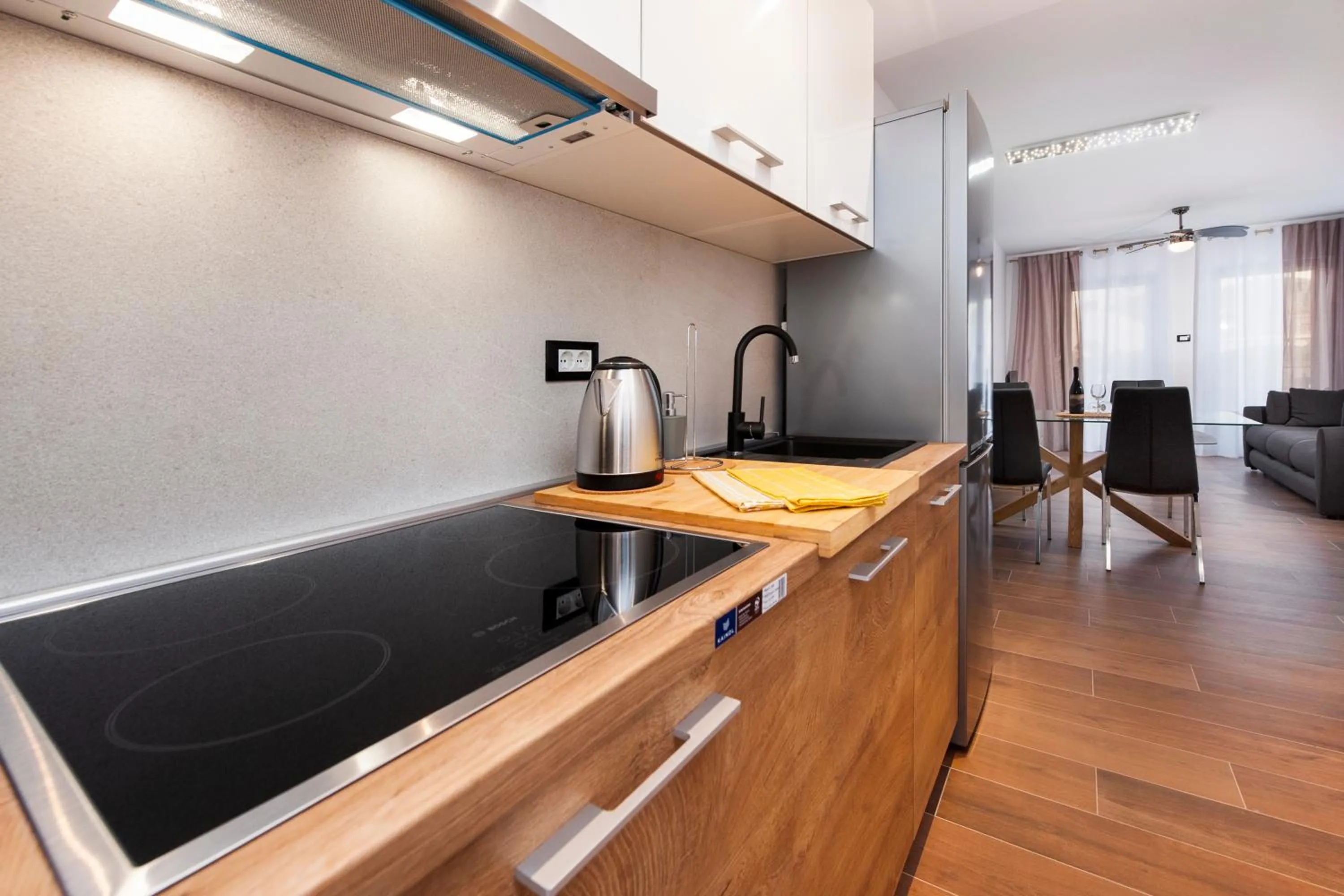 Kitchen or kitchenette in Apartments Sanja-New renovated