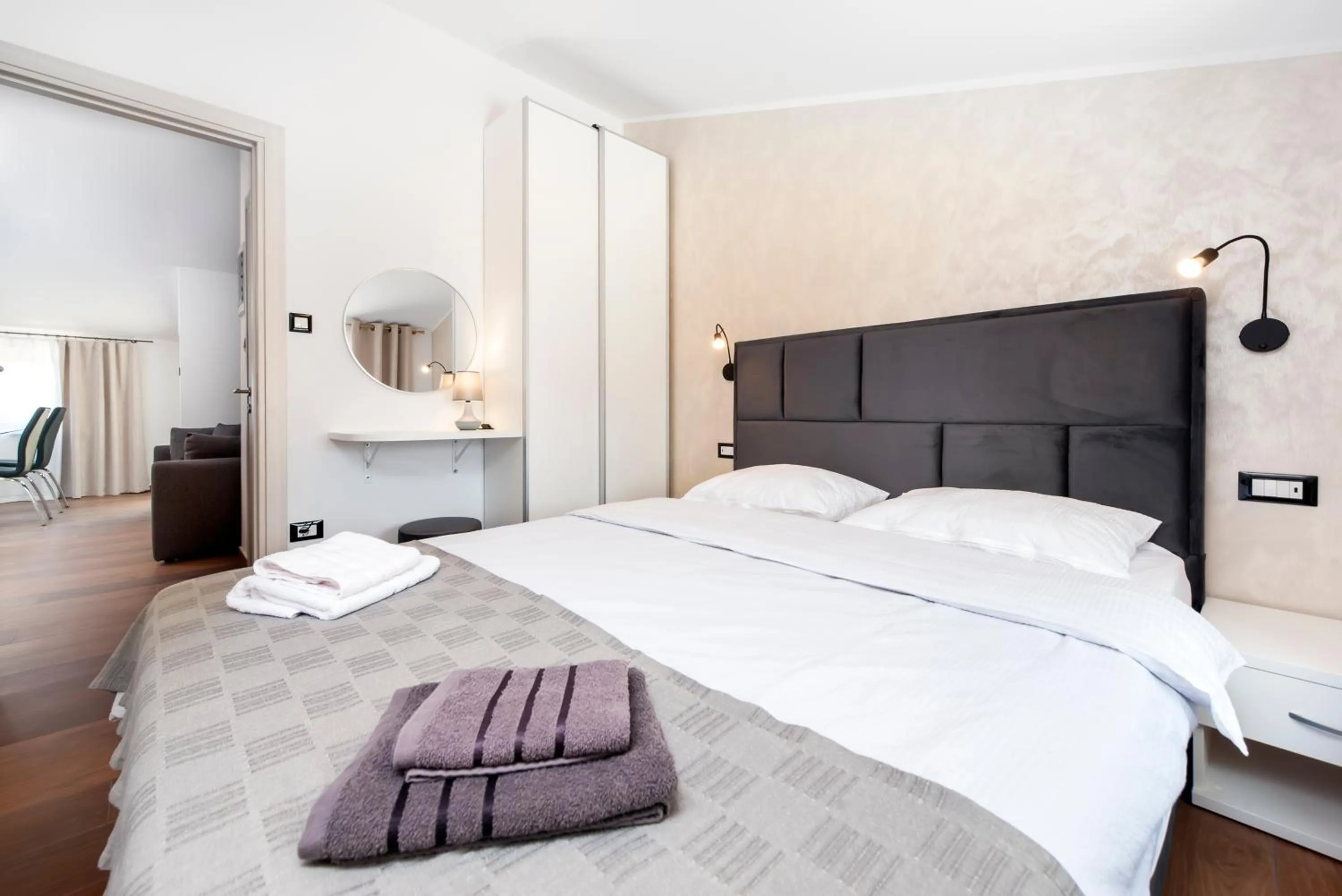 Bed in Apartments Sanja-New renovated