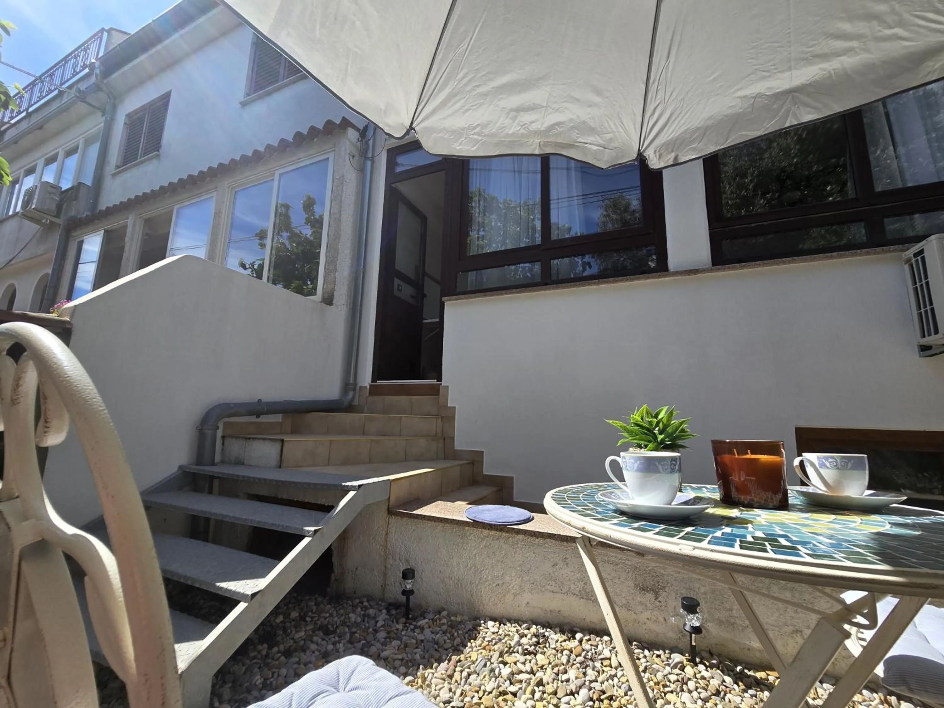 Patio in Apartments Sanja-New renovated