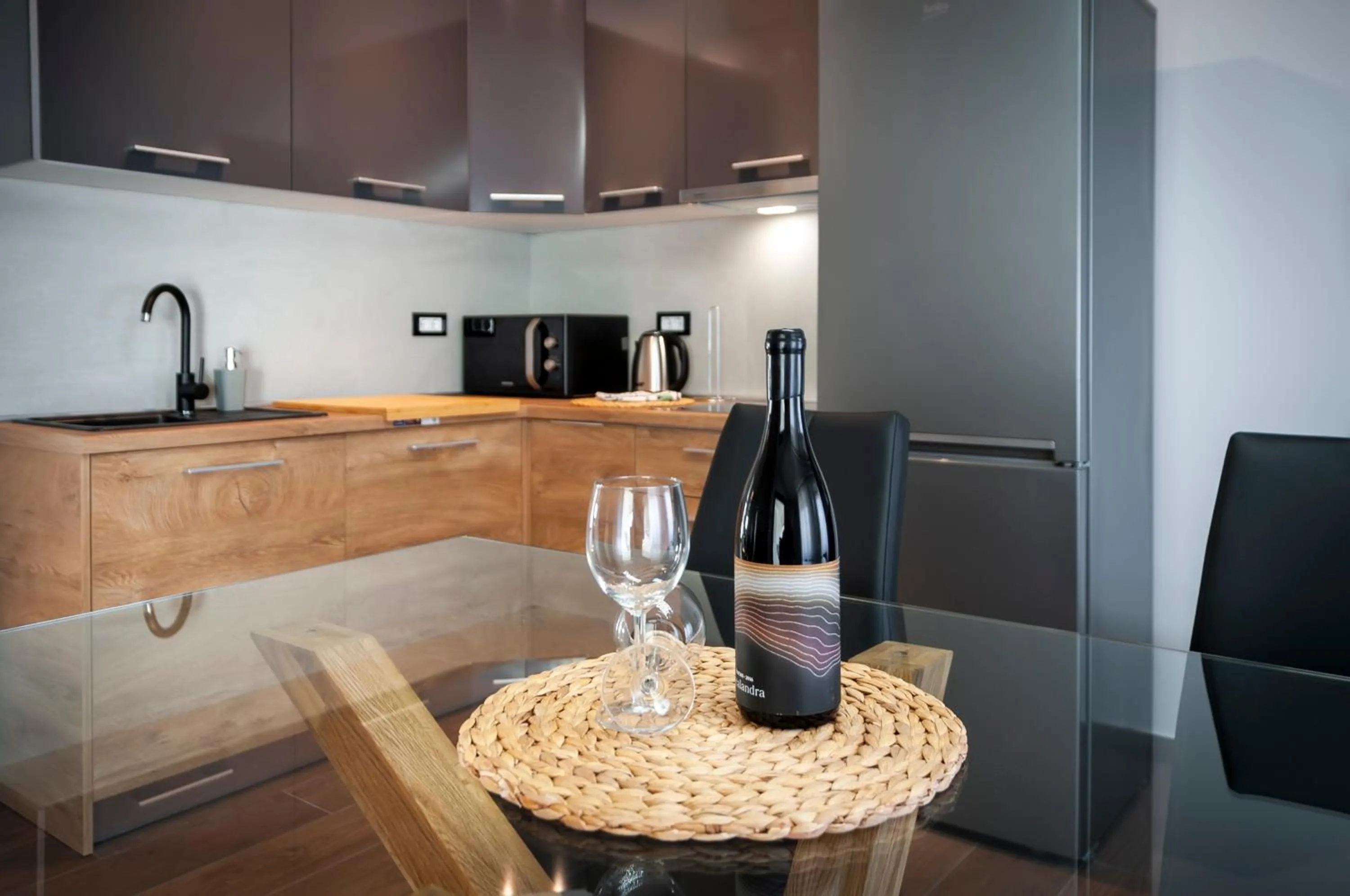 Kitchen or kitchenette in Apartments Sanja-New renovated