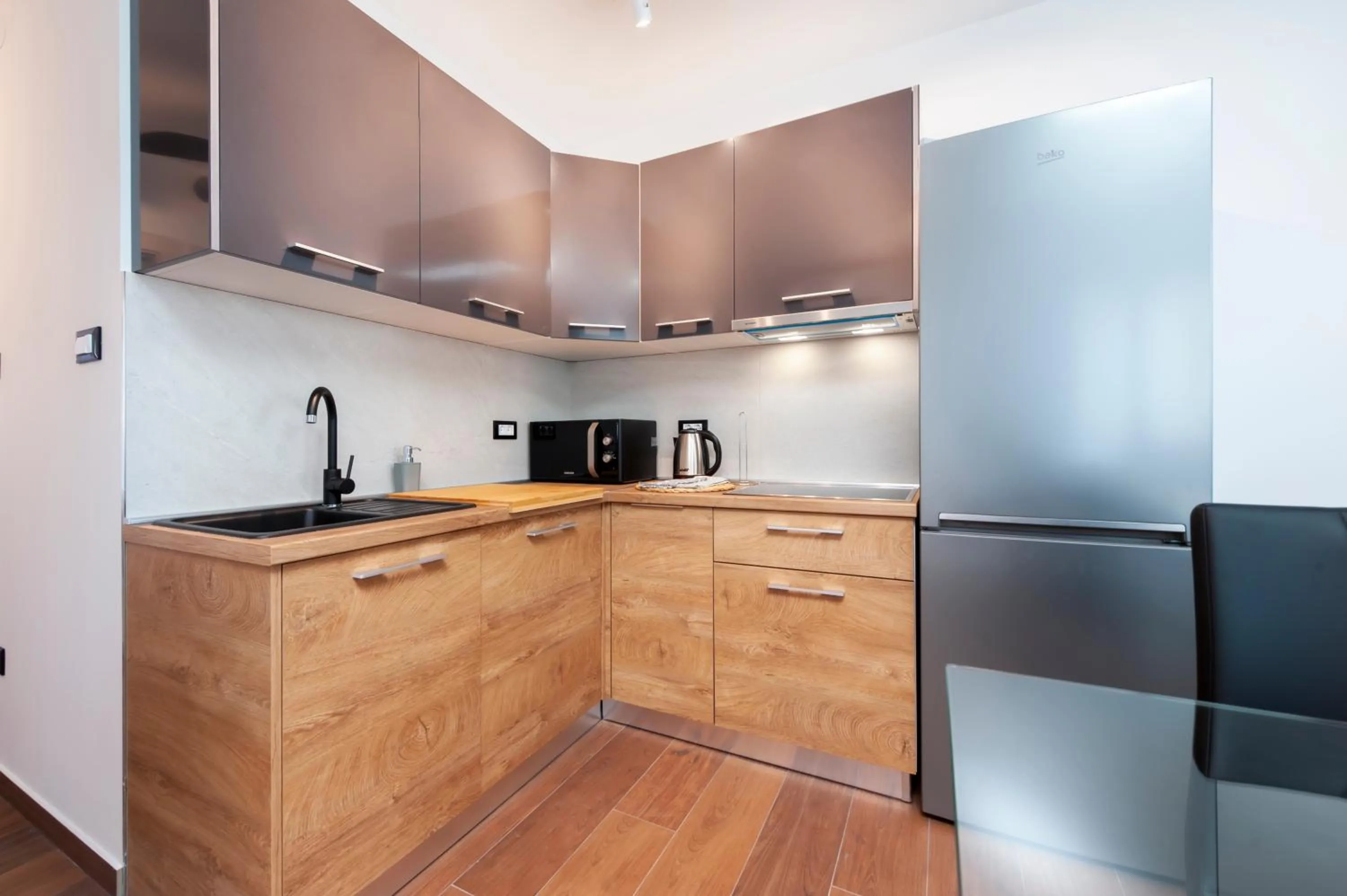 Kitchen or kitchenette in Apartments Sanja-New renovated