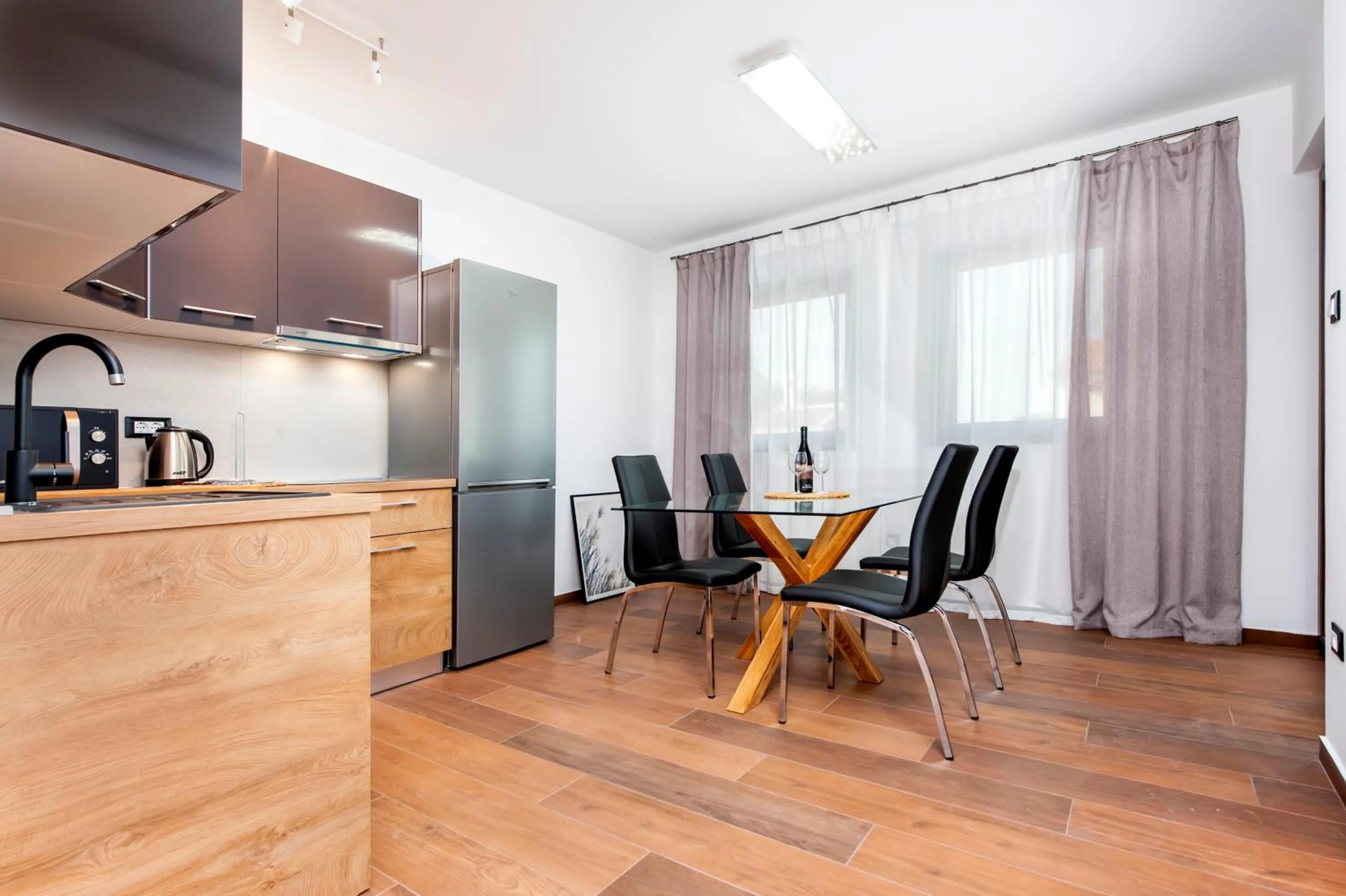 Kitchen or kitchenette in Apartments Sanja-New renovated