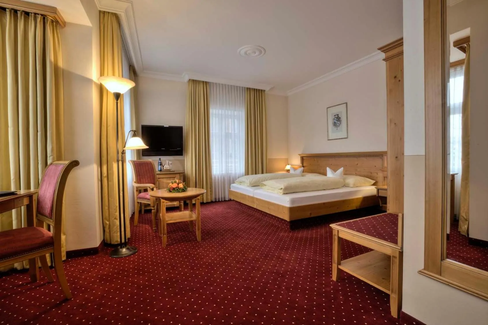 Bed in Hotel zum ERDINGER Weißbräu