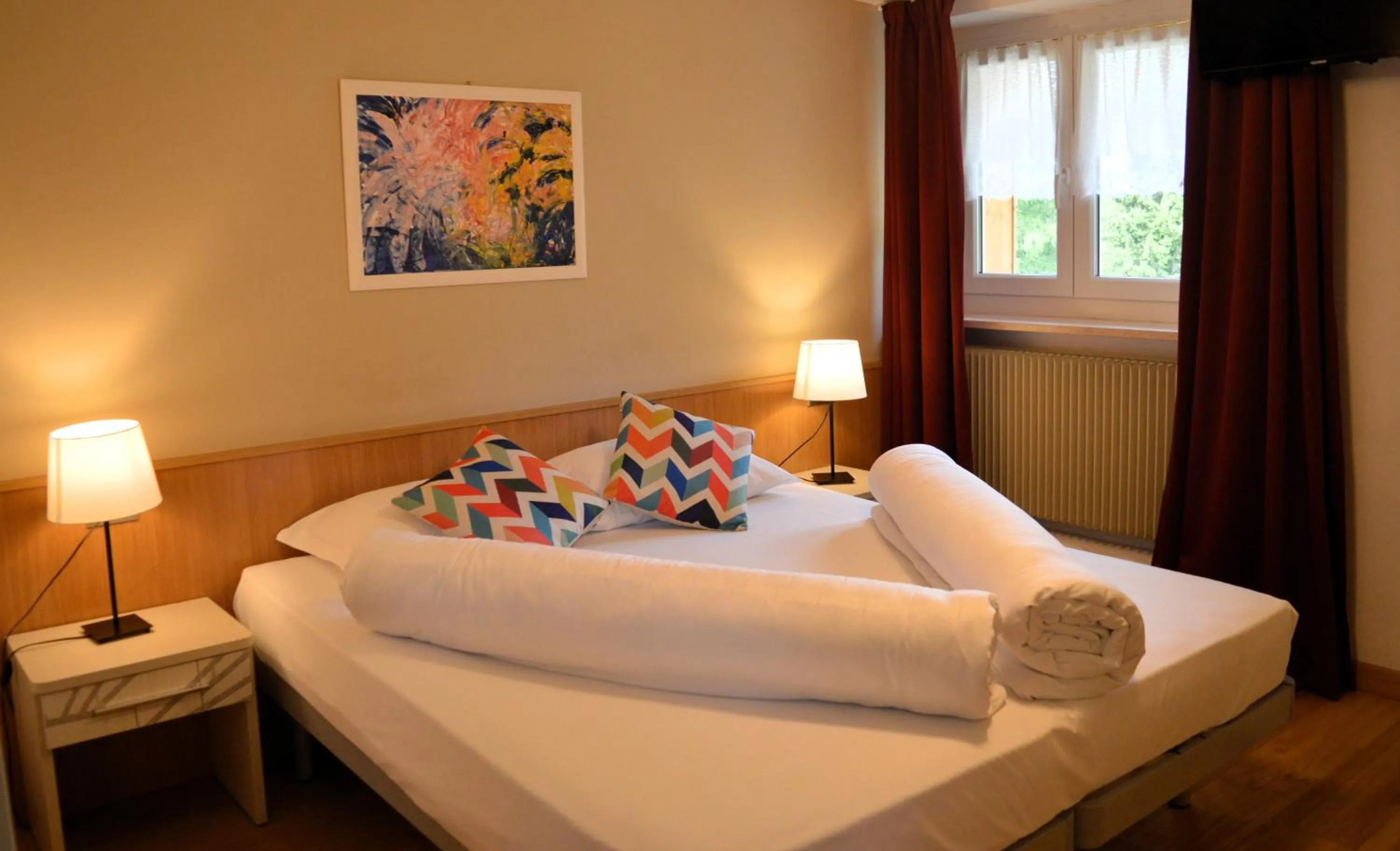 Bed in Park Hotel Sancelso
