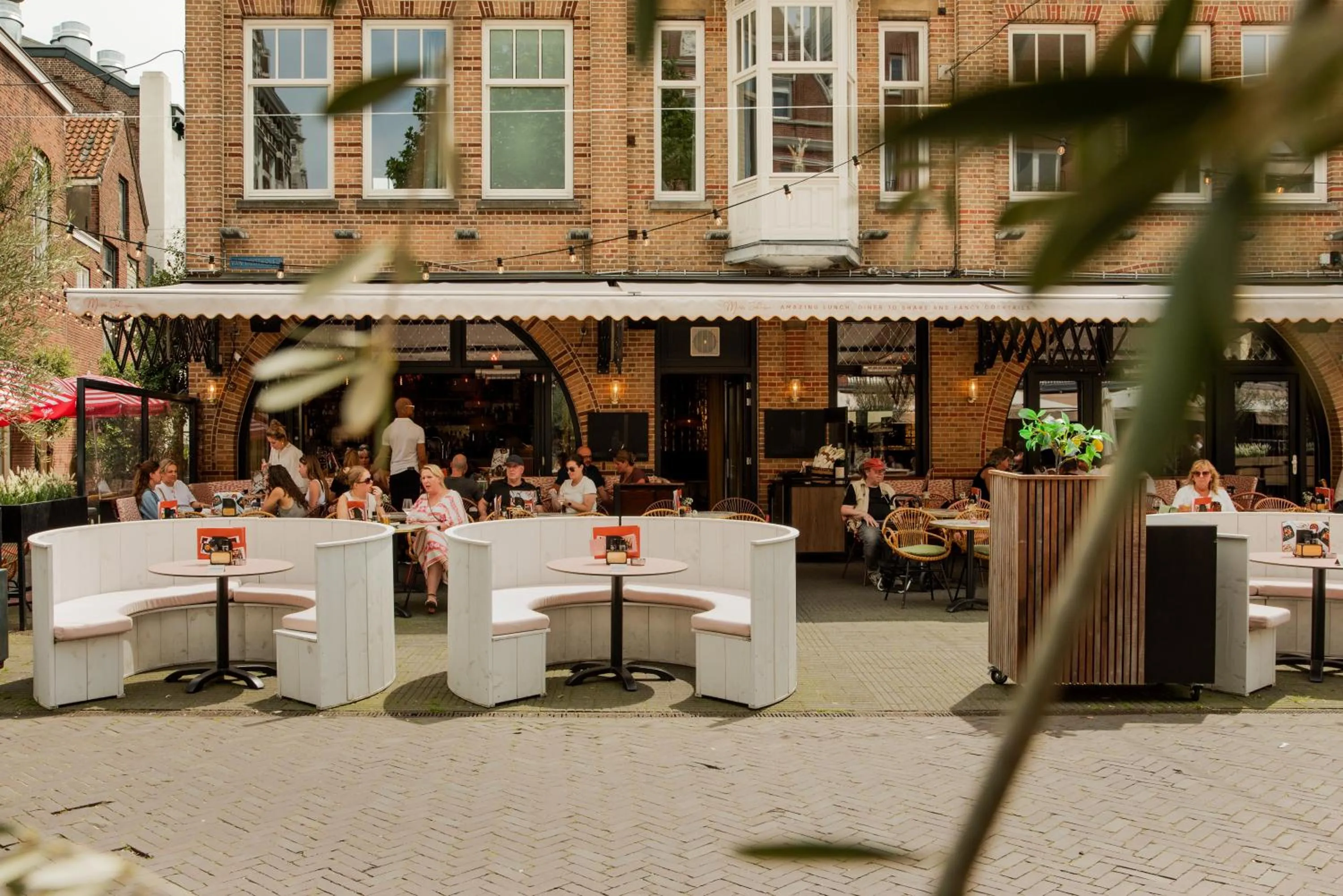 Balcony/Terrace in Boutique hotel van Ham