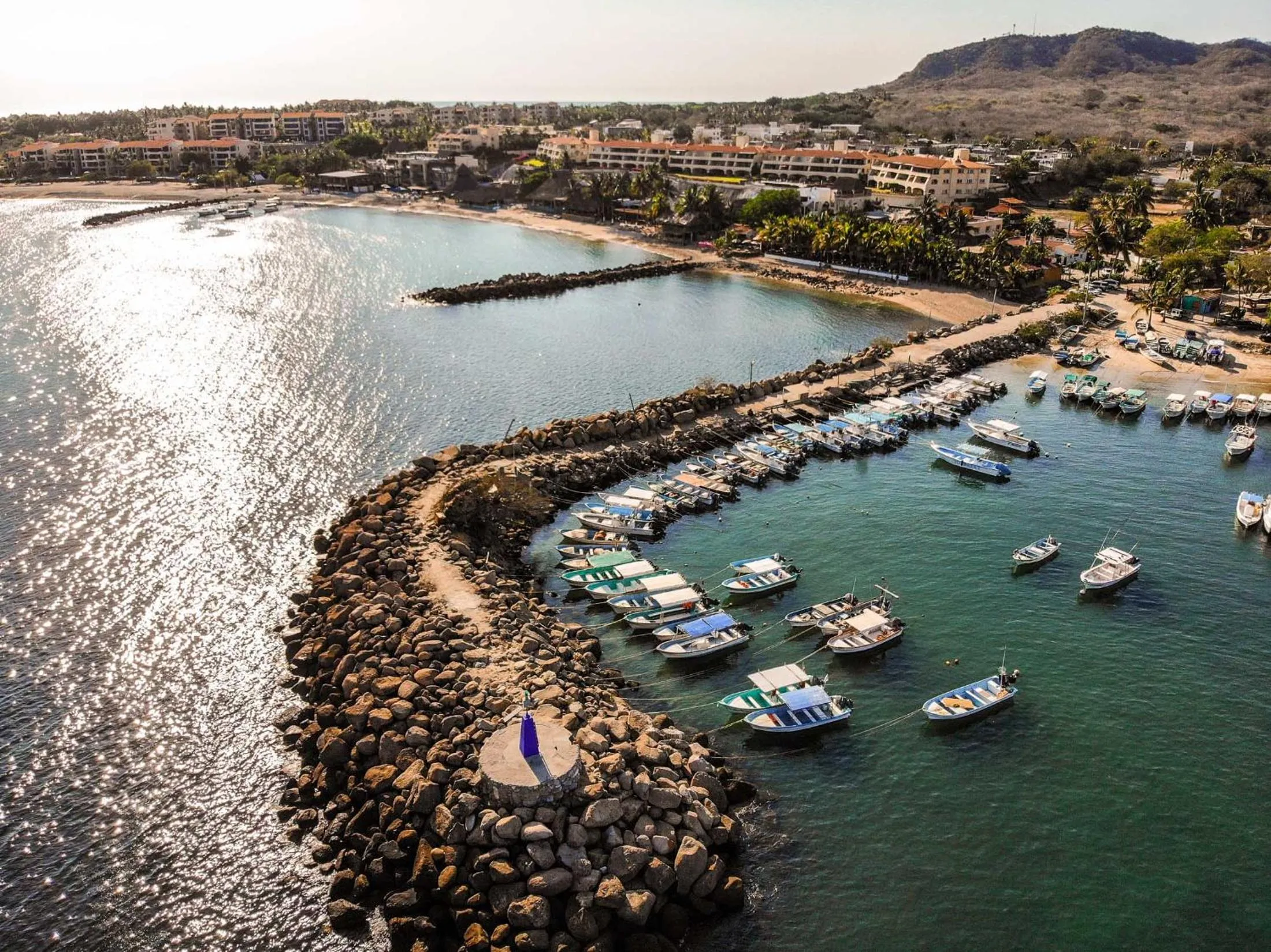 Bird's eye view in Hotel Meson de Mita