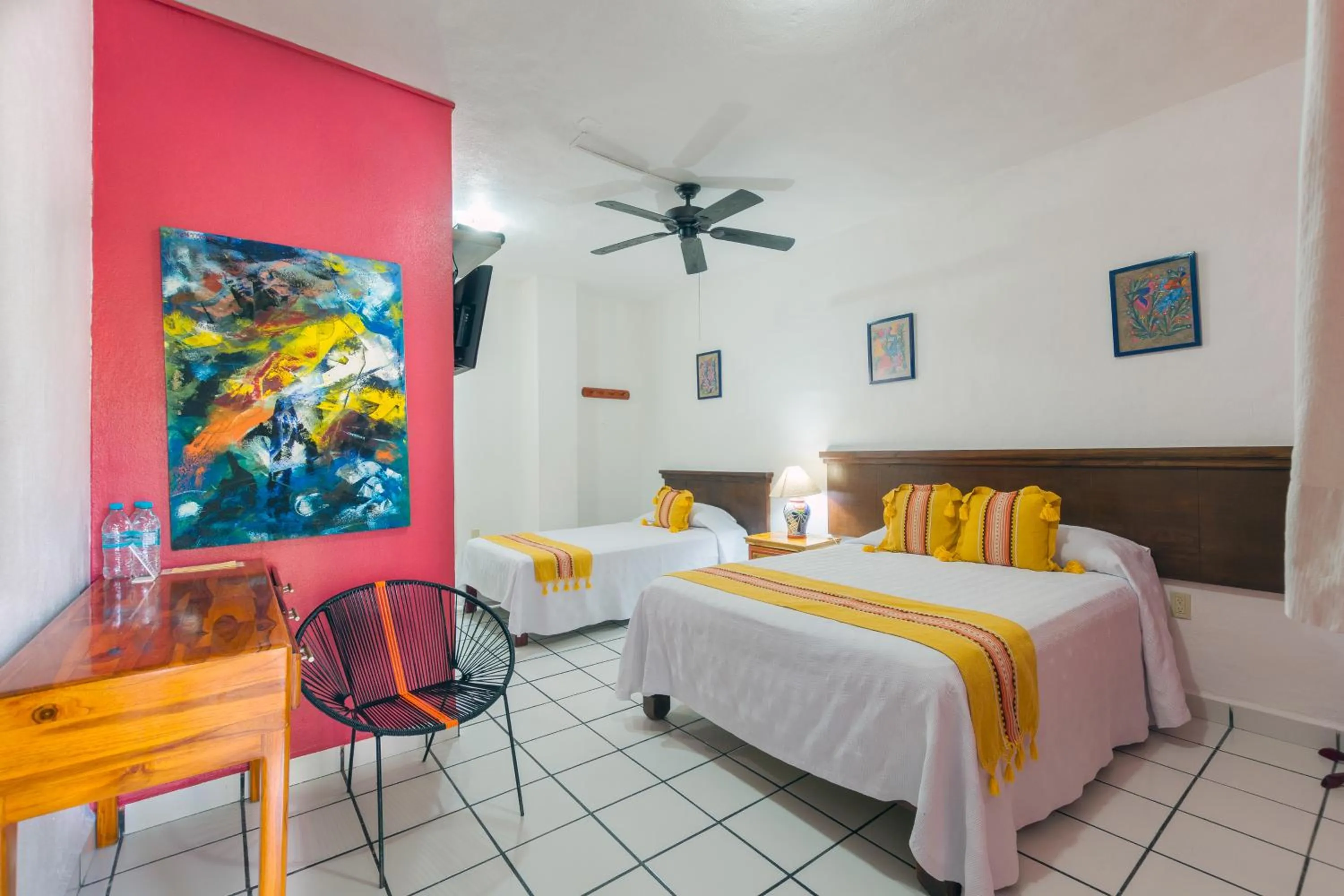 Bedroom, Bed in Hotel Meson de Mita