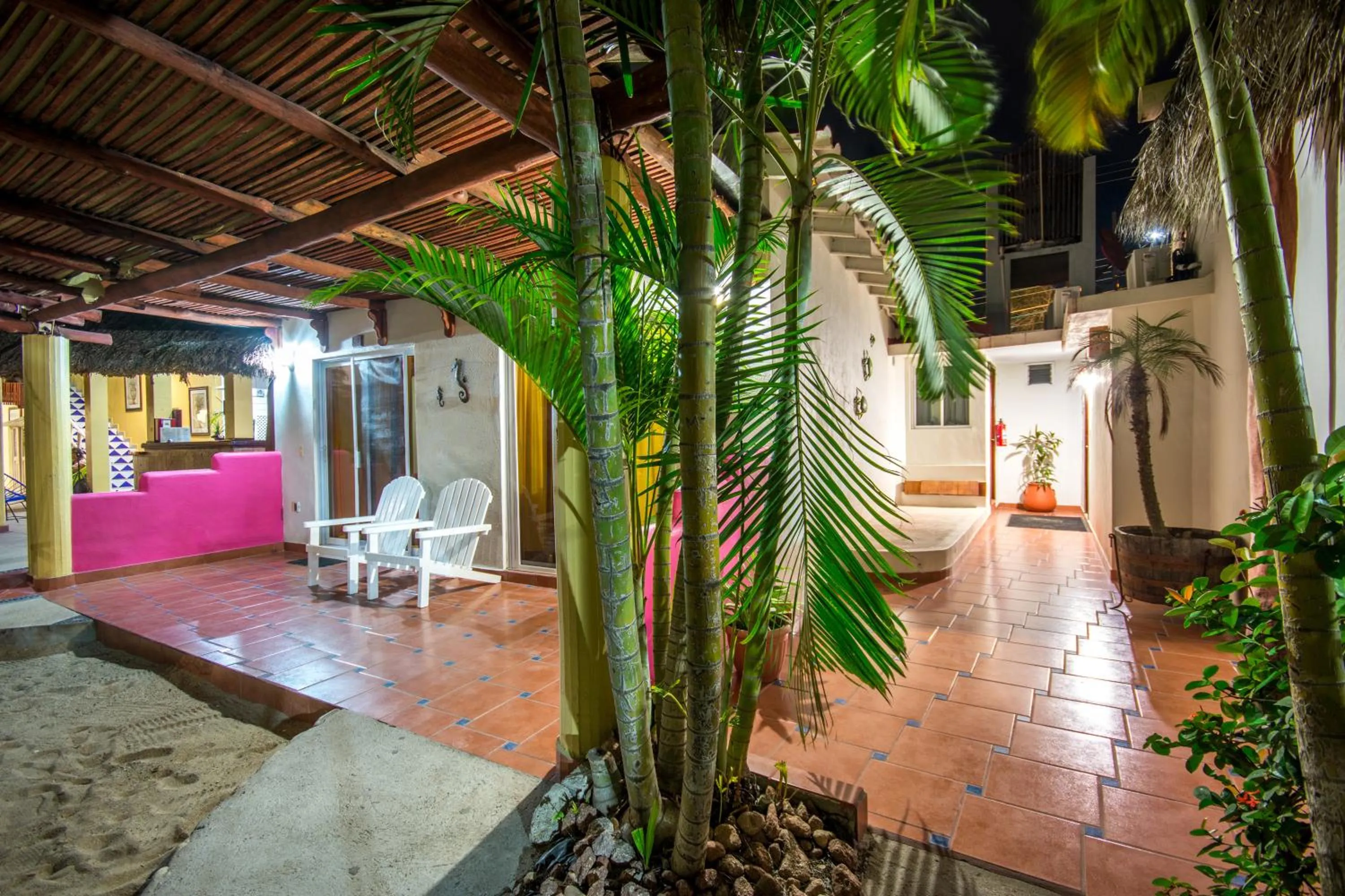 Garden in Hotel Meson de Mita