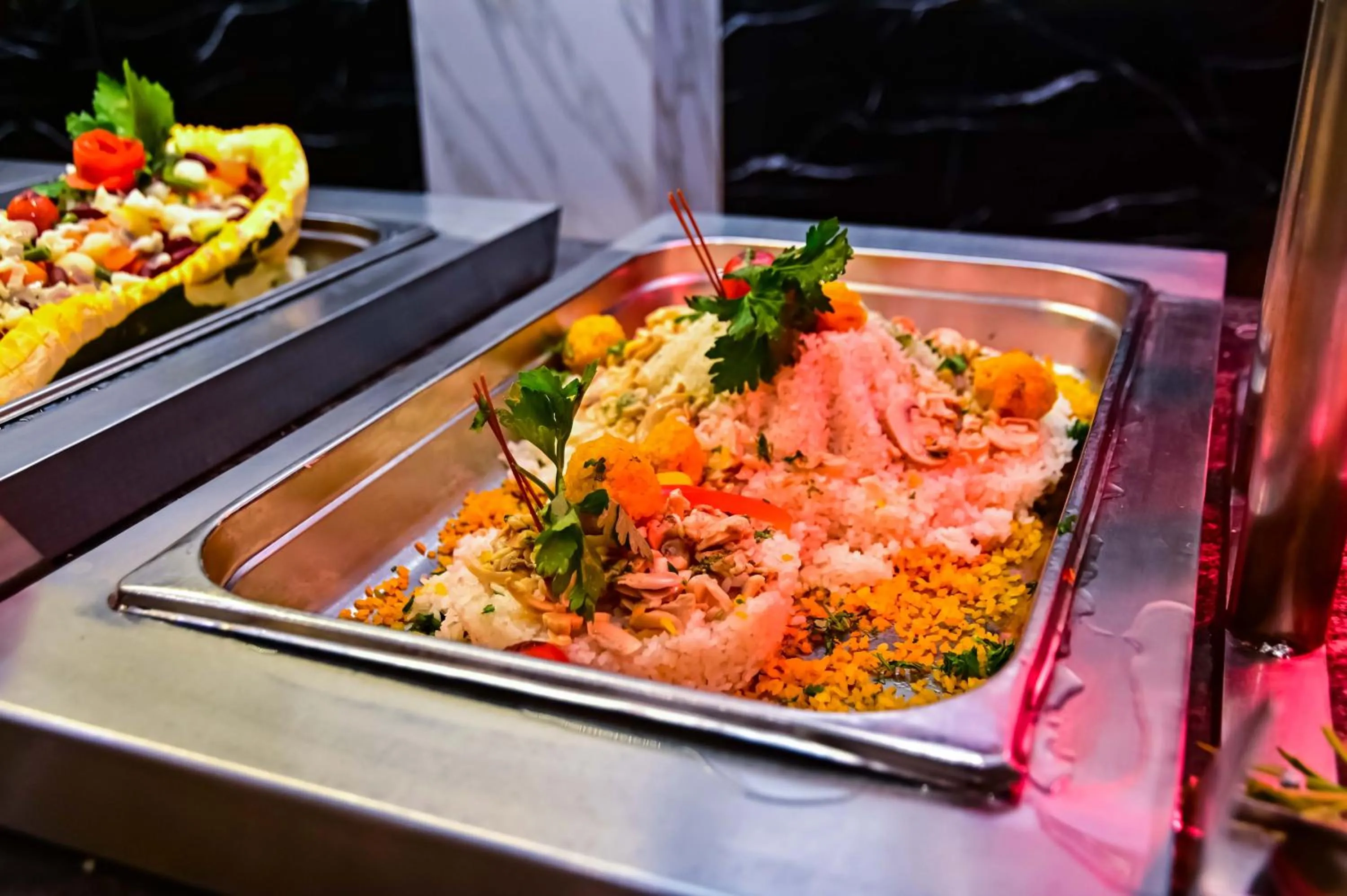 Food in New Eagles Aqua Park Resort