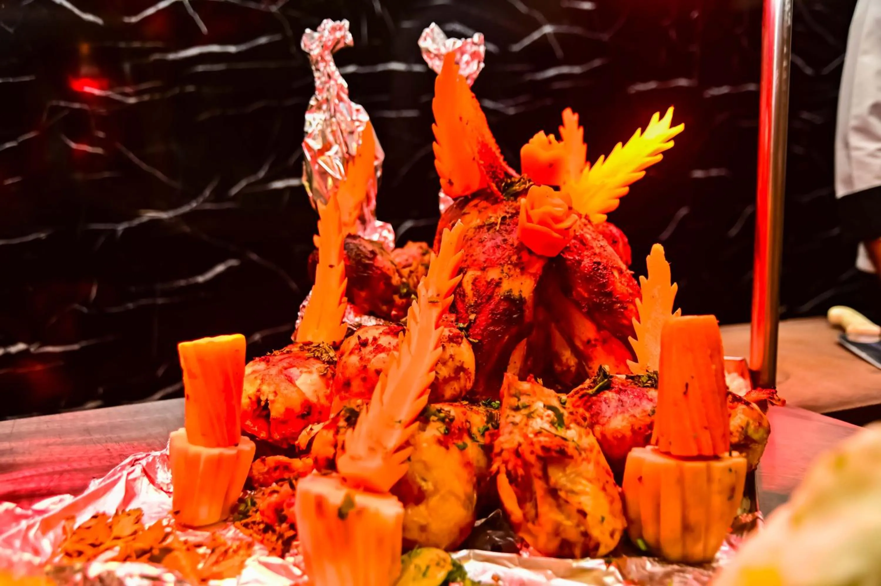 Food in New Eagles Aqua Park Resort