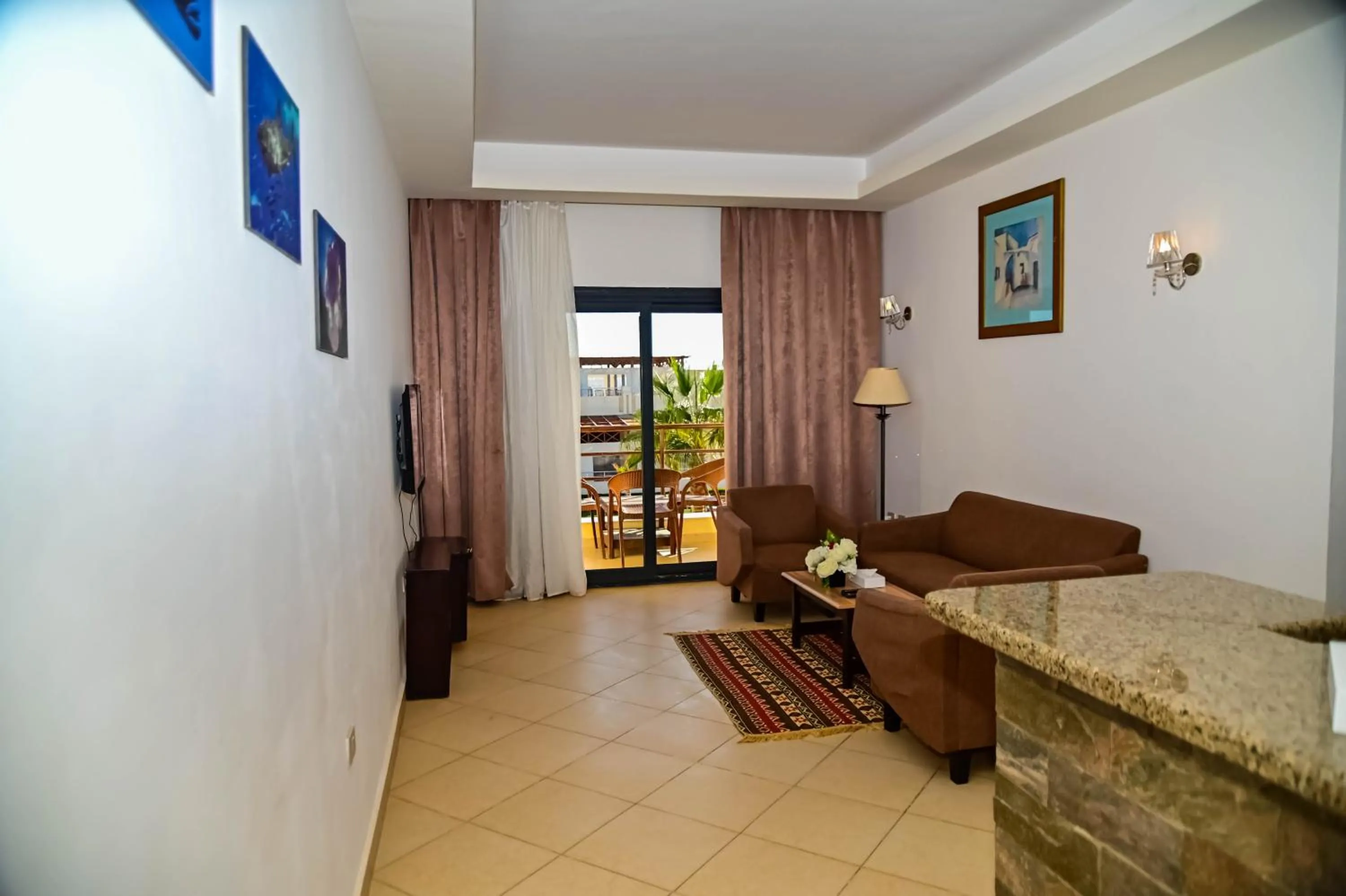 Living room in New Eagles Aqua Park Resort