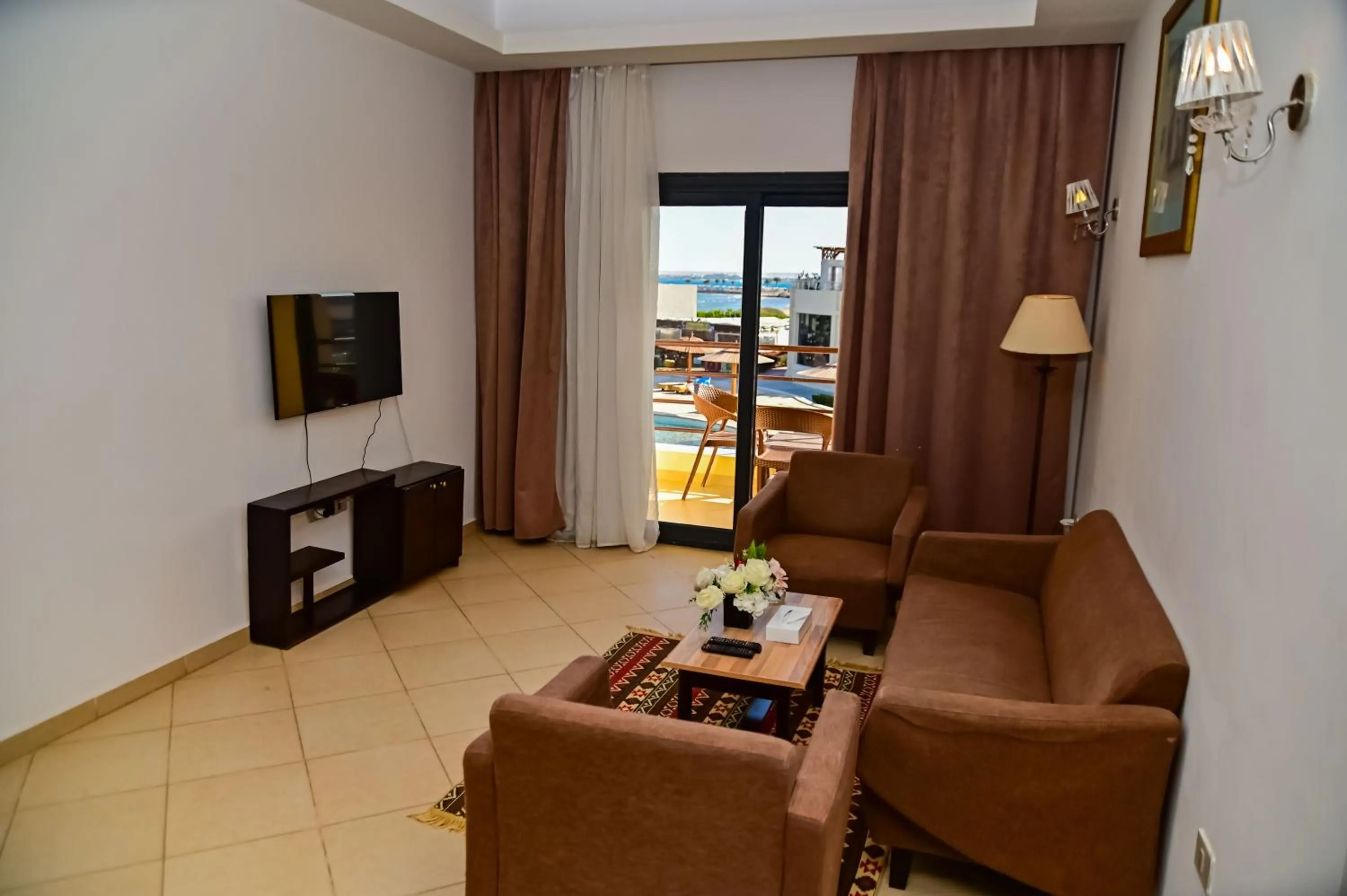 Living room in New Eagles Aqua Park Resort