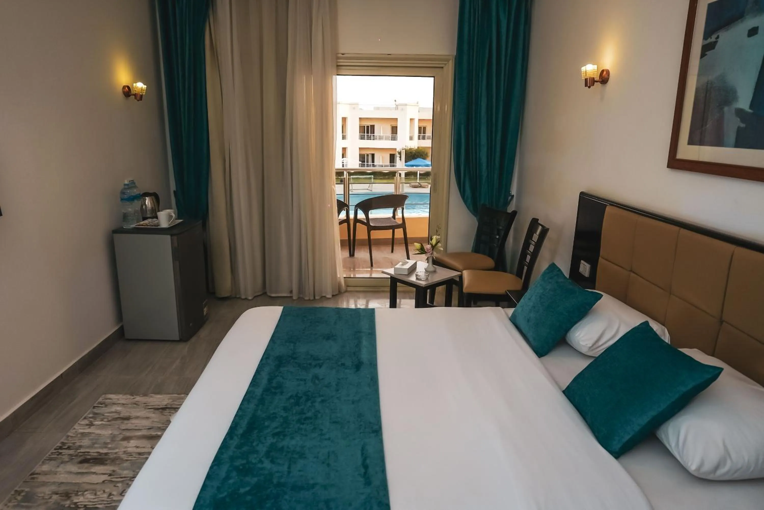 Bed in New Eagles Aqua Park Resort