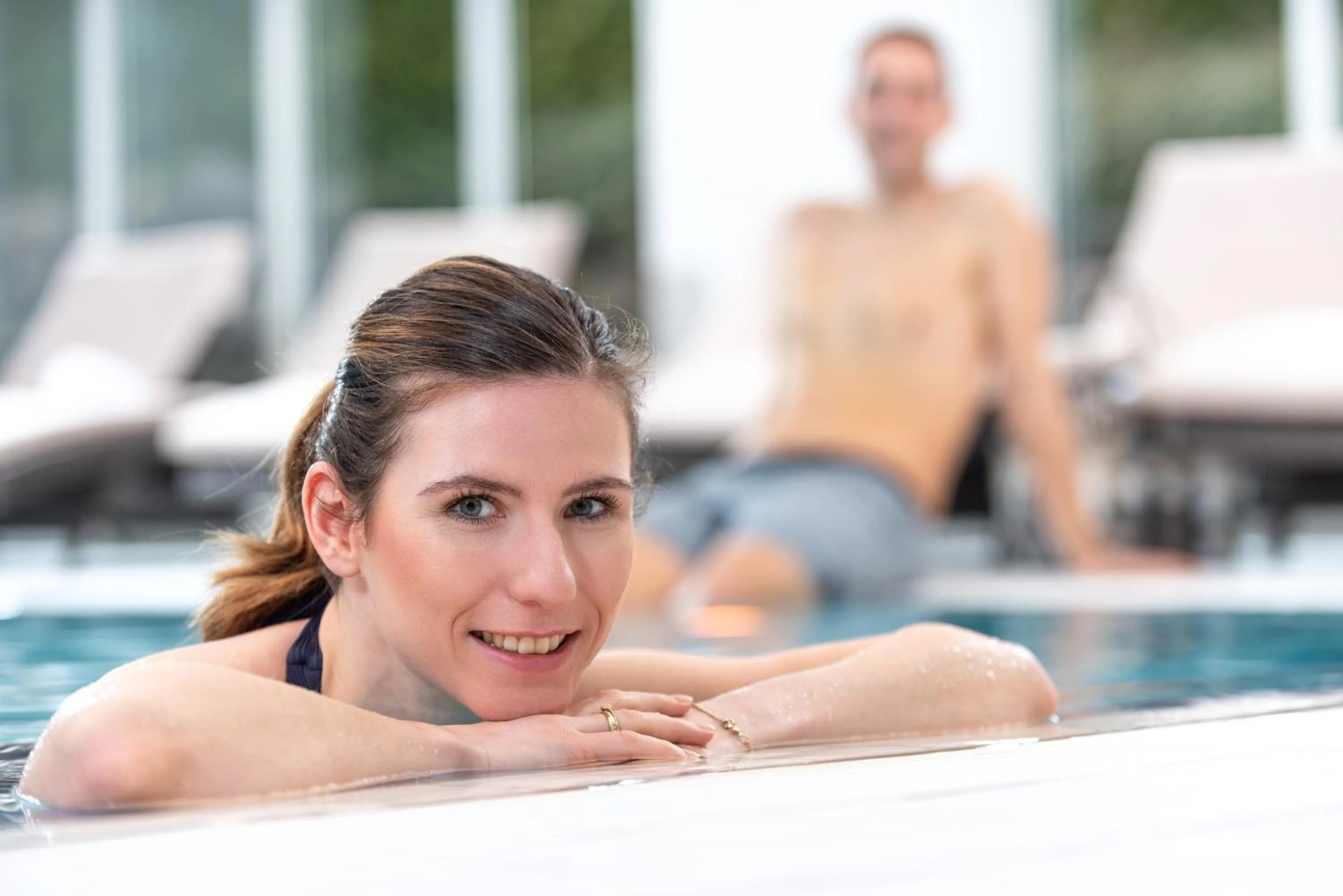 Pool view in Concordia Vitalhotel & SPA