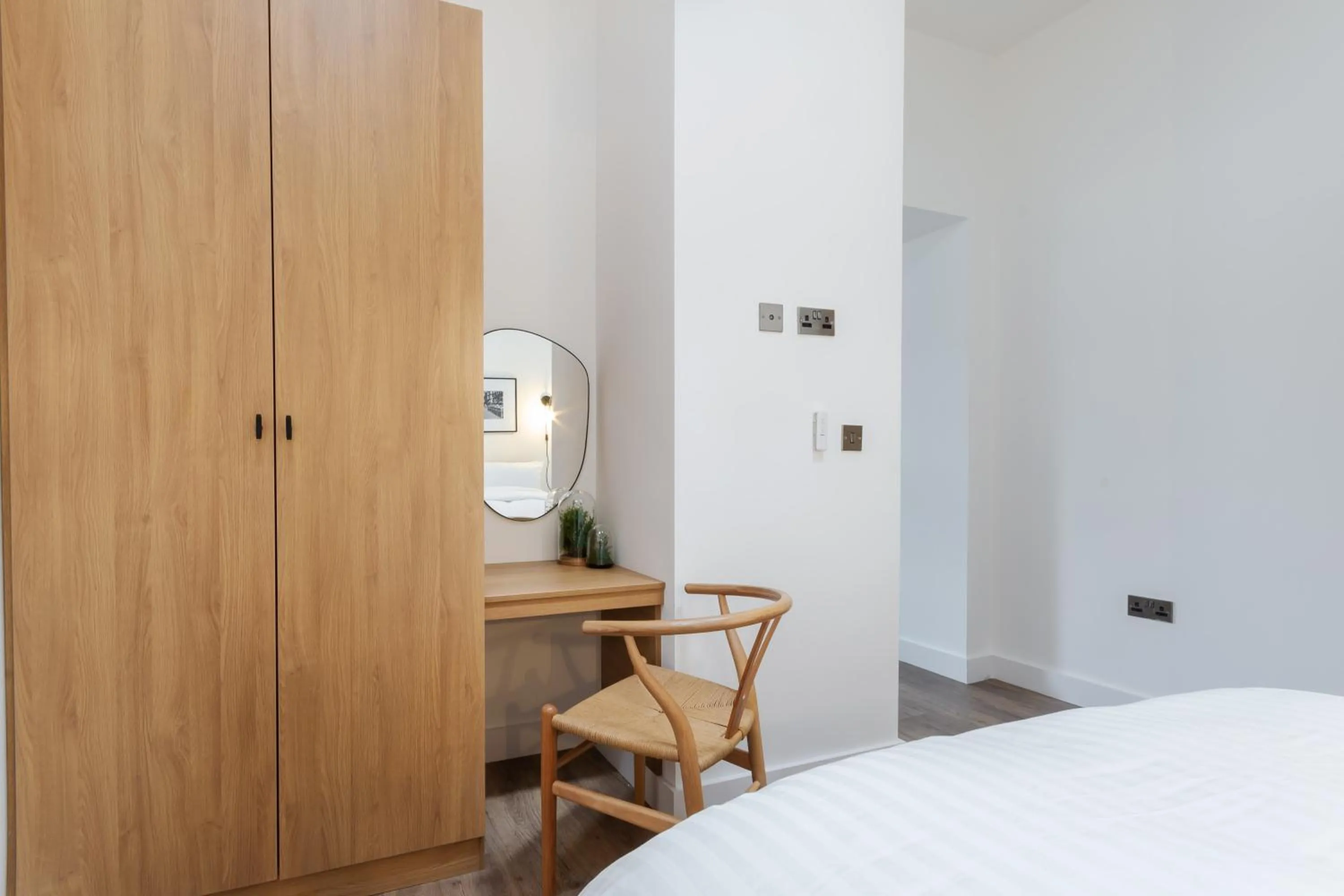 Bedroom, Bed in 14-16 Grosvenor Street Stylish Apartments - Chester