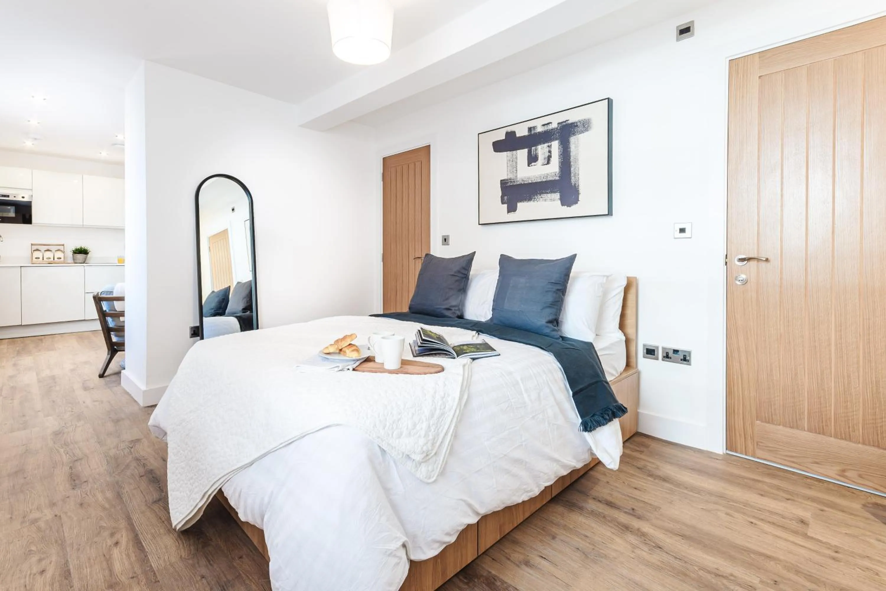 Bed in 14-16 Grosvenor Street Stylish Apartments - Chester