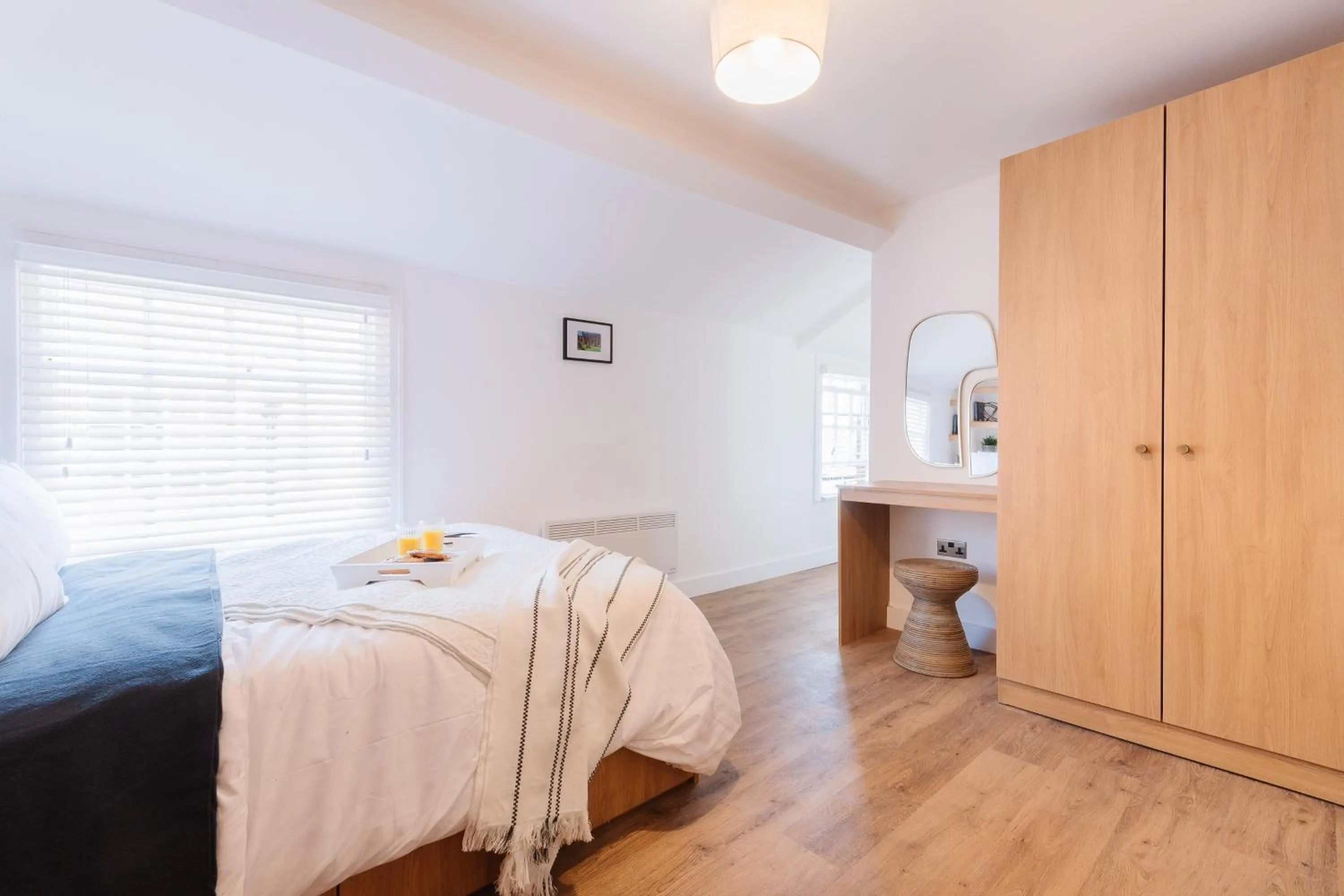 Bedroom, Bed in 14-16 Grosvenor Street Stylish Apartments - Chester