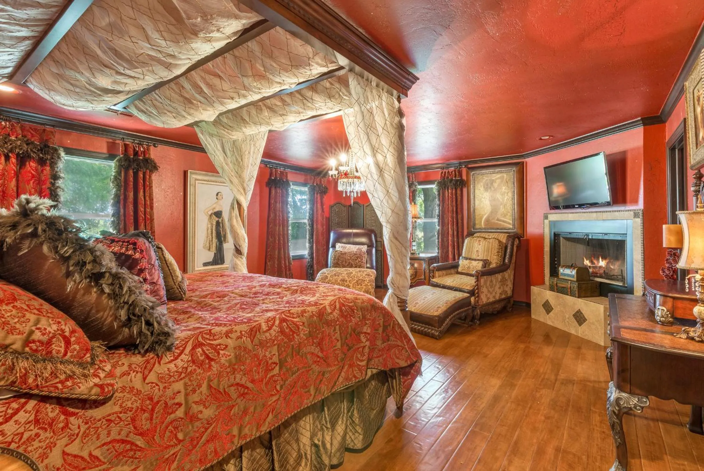 Bed in The Funky Monkey Inn