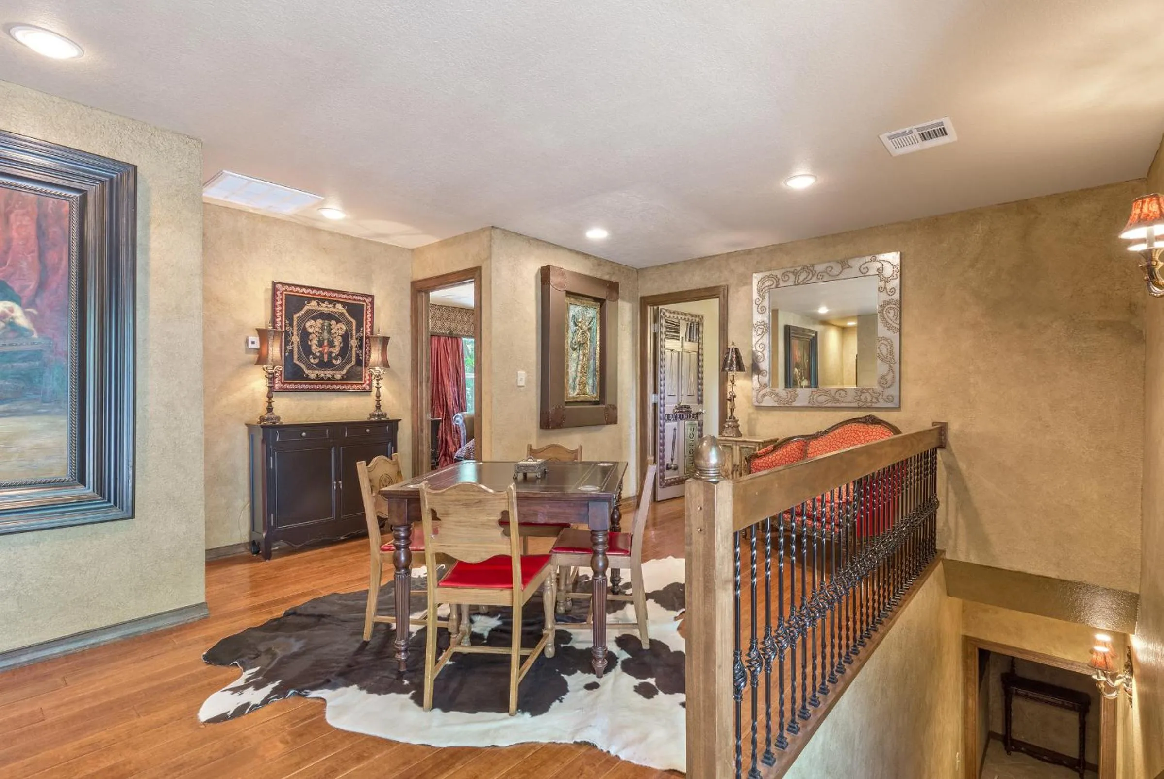 Seating area in The Funky Monkey Inn