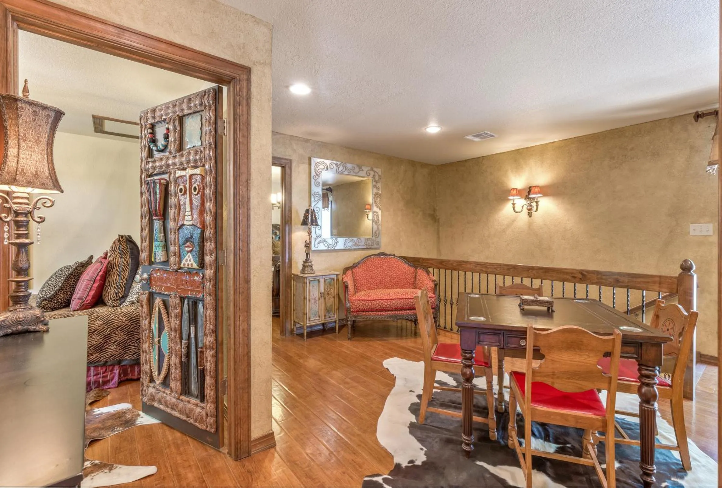 Seating area in The Funky Monkey Inn