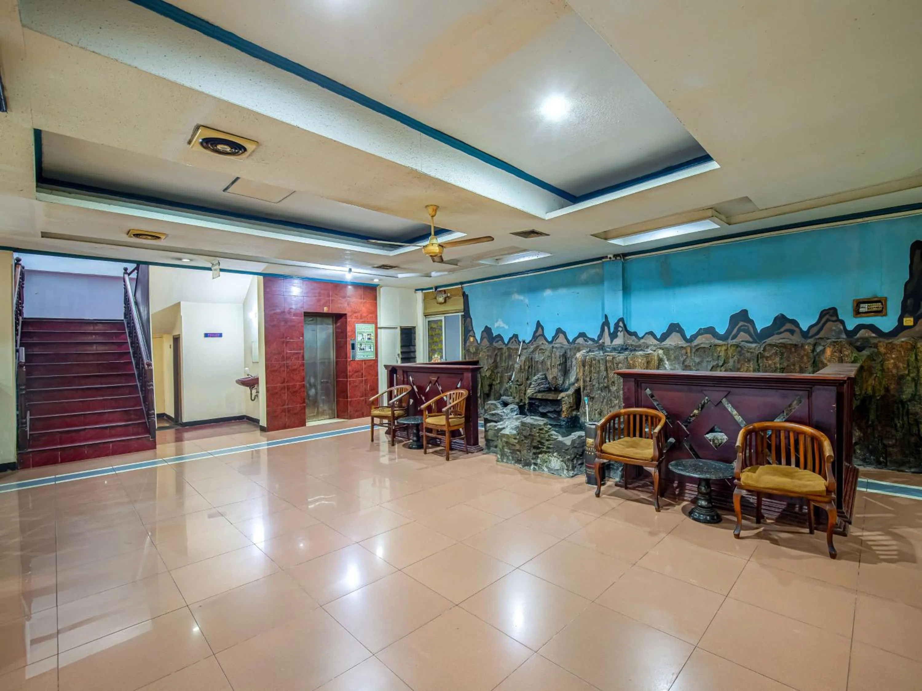 Lobby or reception in Hotel Cempaka Sari