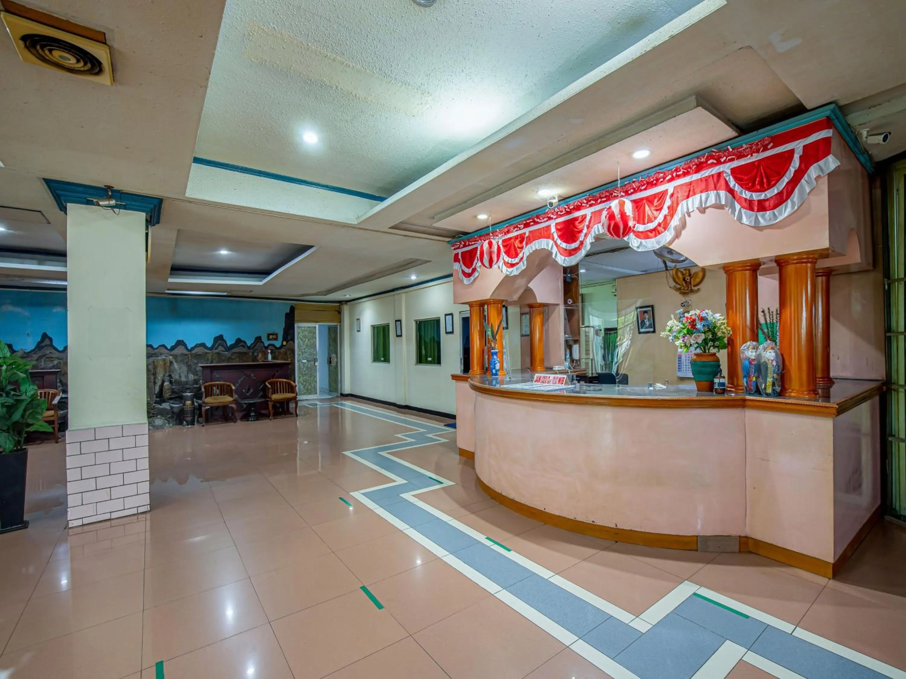 Lobby or reception in Hotel Cempaka Sari