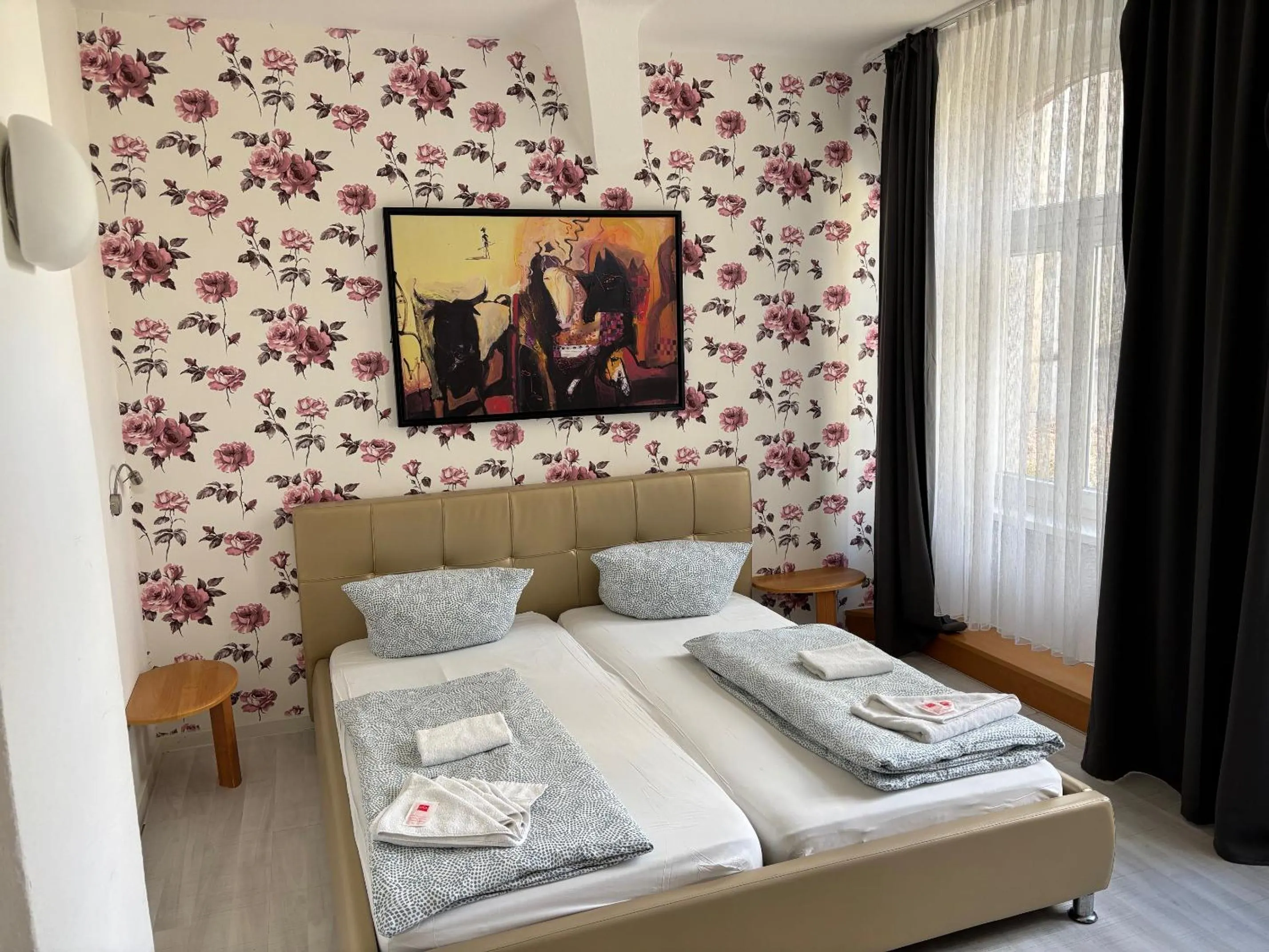 Photo of the whole room, Bed in Bornholmer Hof im Prenzlauer Berg