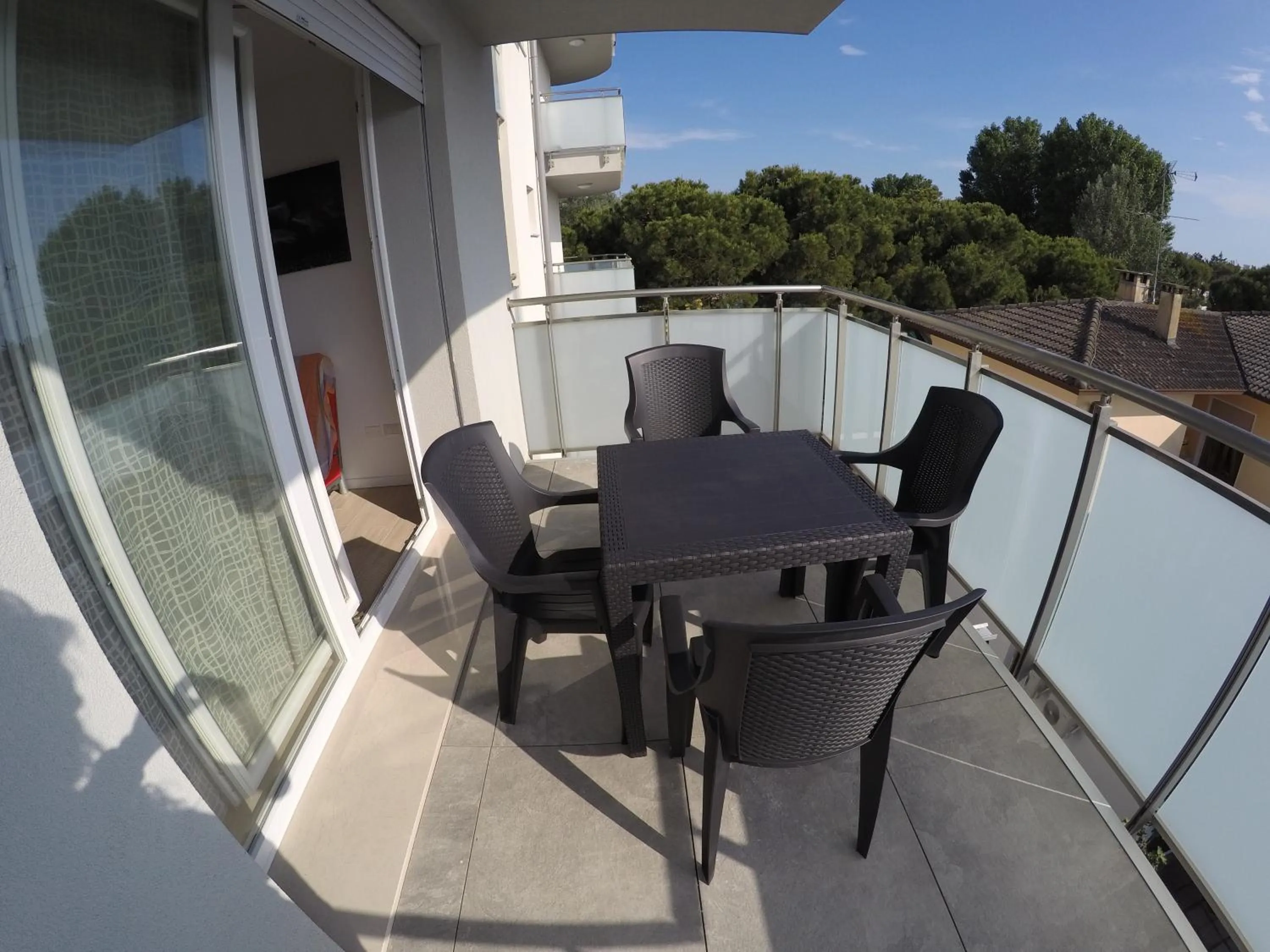 Balcony/Terrace in RESIDENCE CAORLE TRILOCALE CON PISCINA - Agenzia Cocal