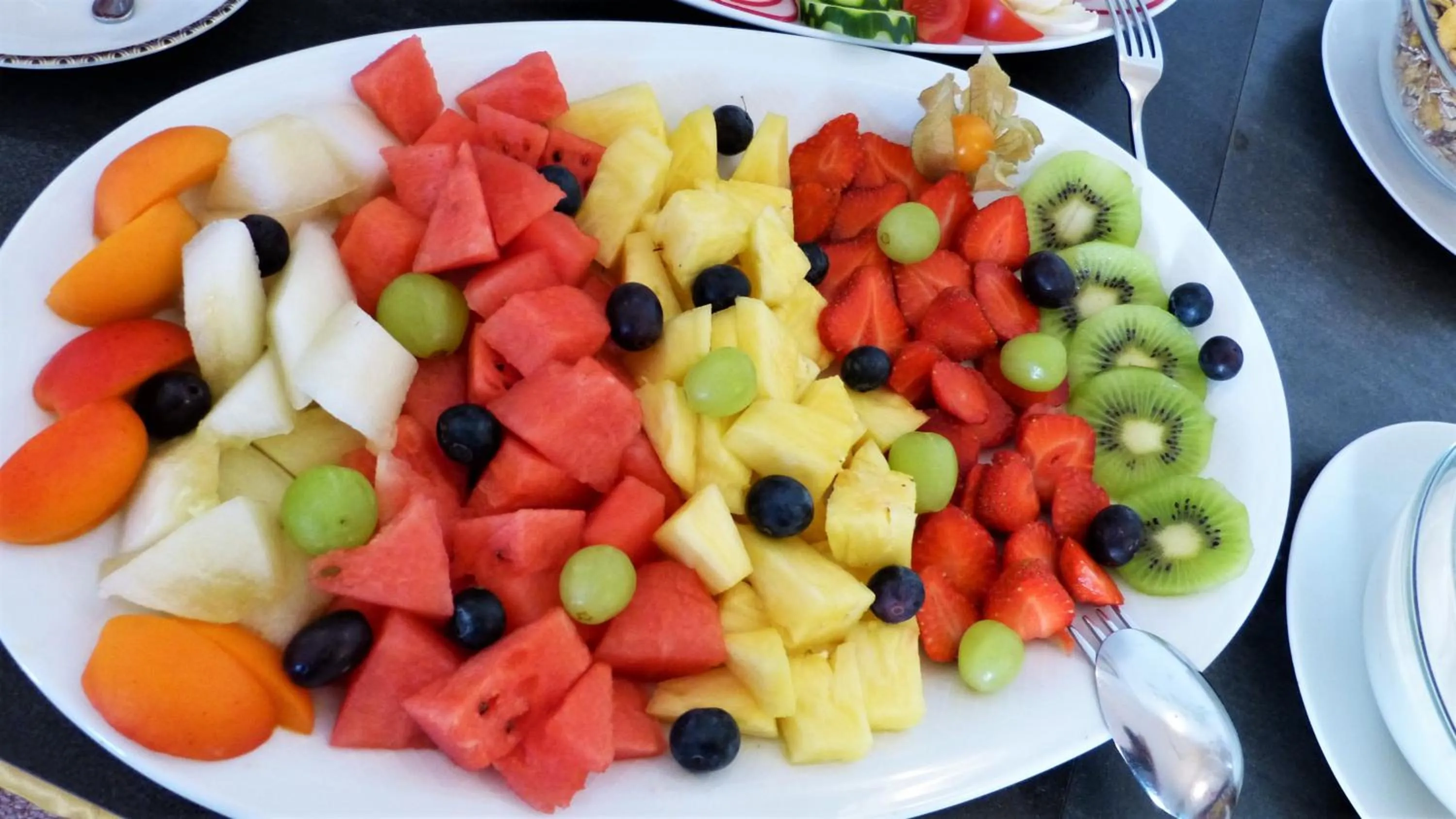 Buffet breakfast in Hotel Am Kurpark