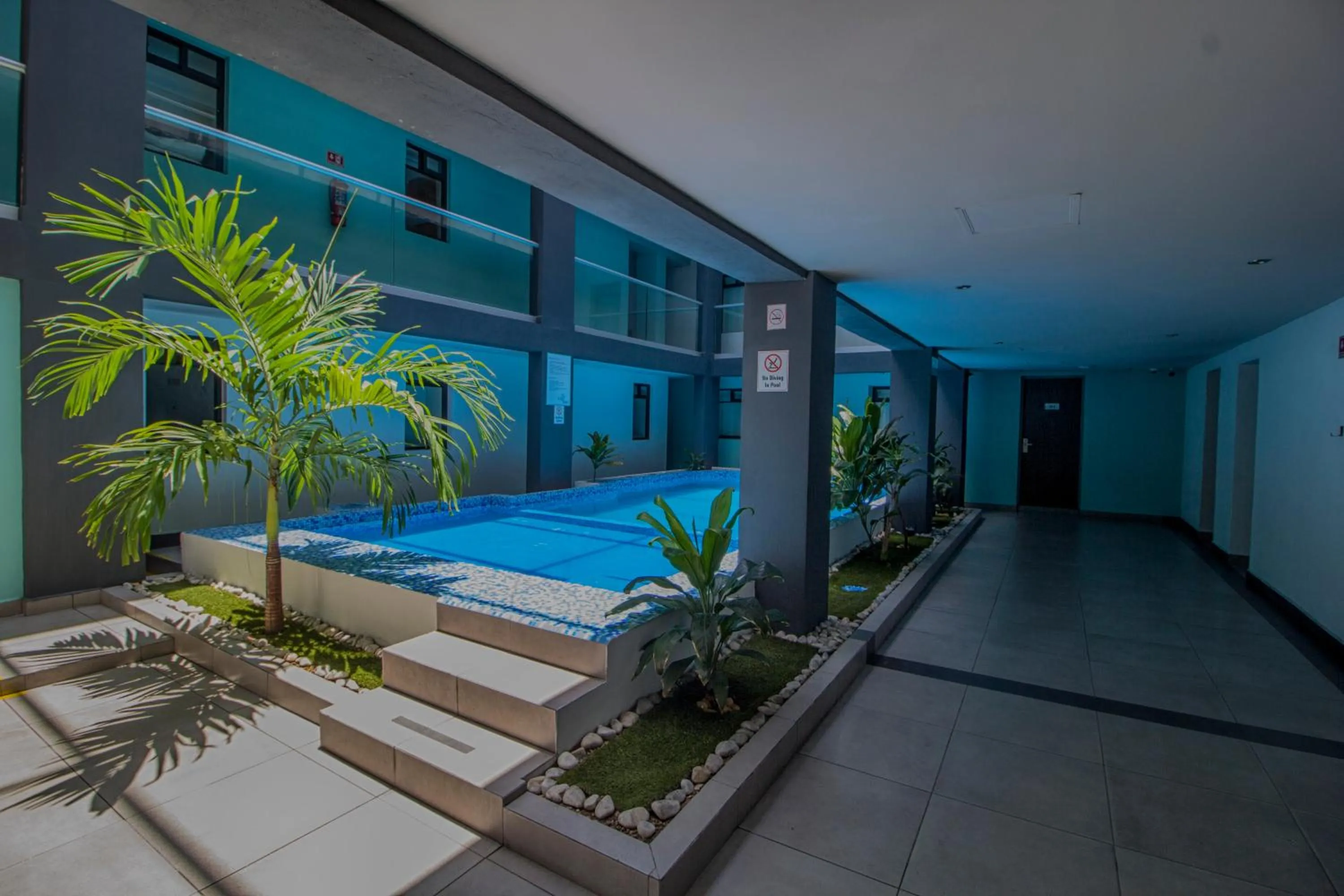 Swimming pool in Hotel Flamingo Merida