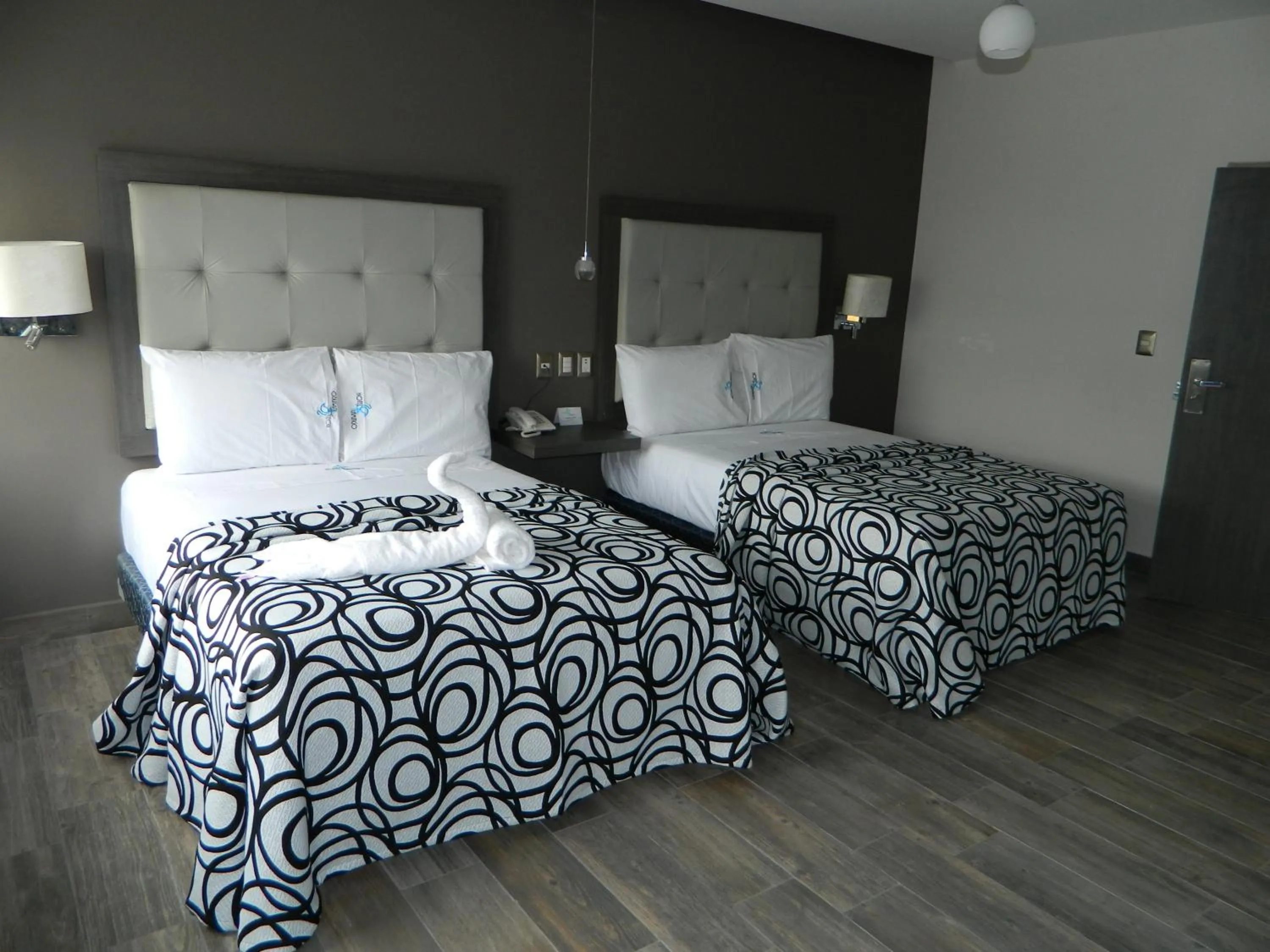 Bed in Hotel Flamingo Merida