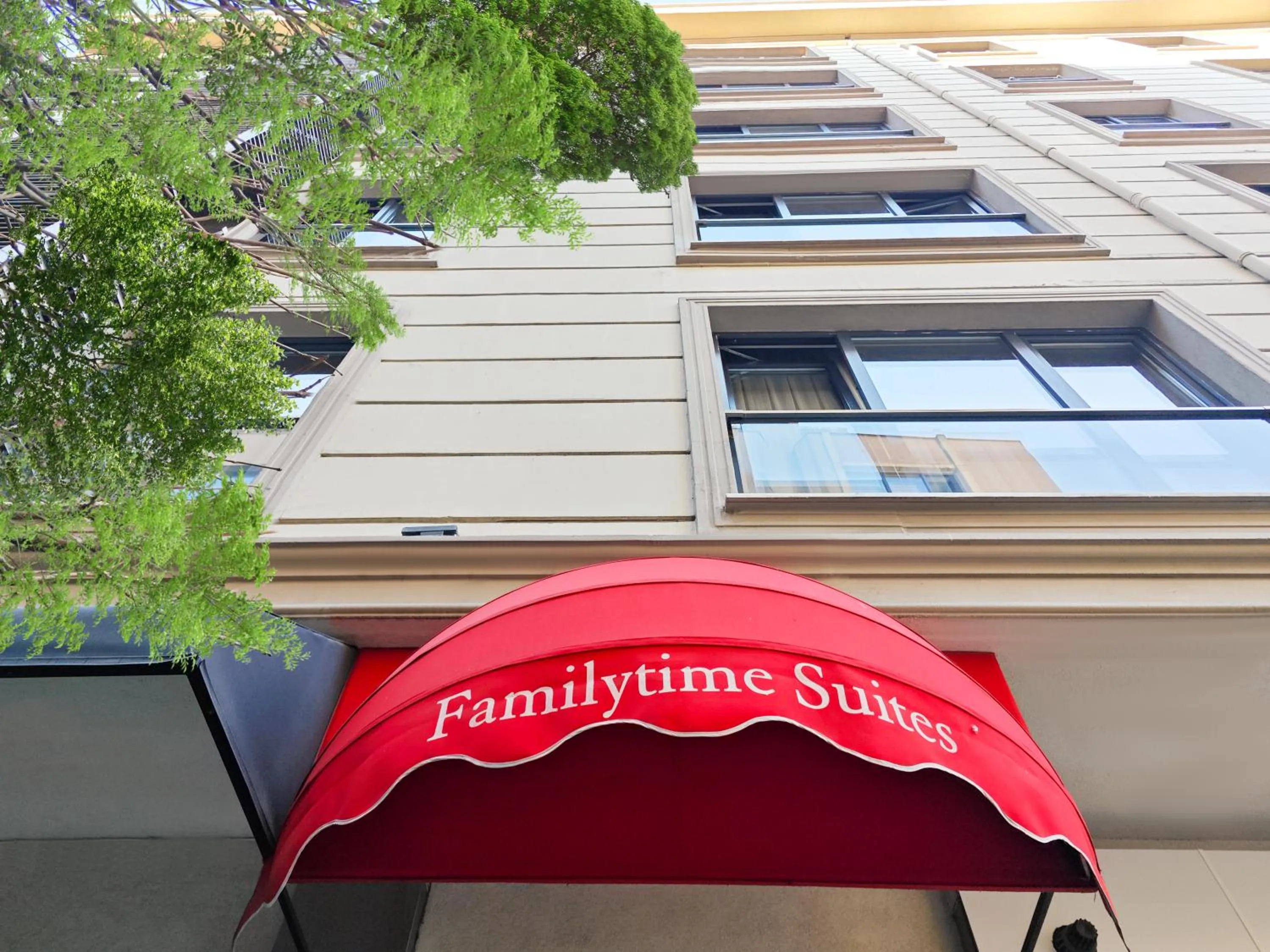 Facade/entrance in Family Time Suites Hotel