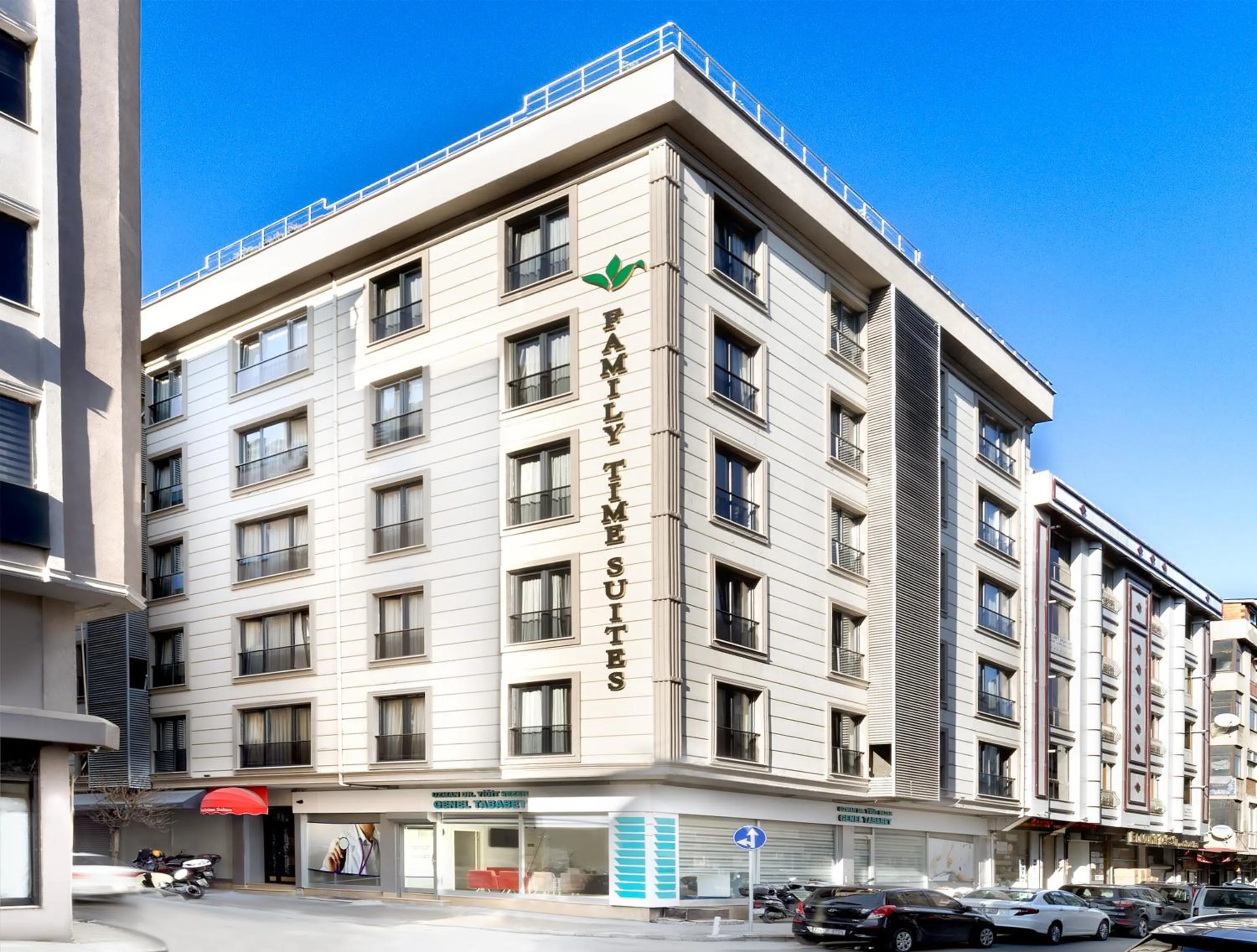 Property building in Family Time Suites Hotel