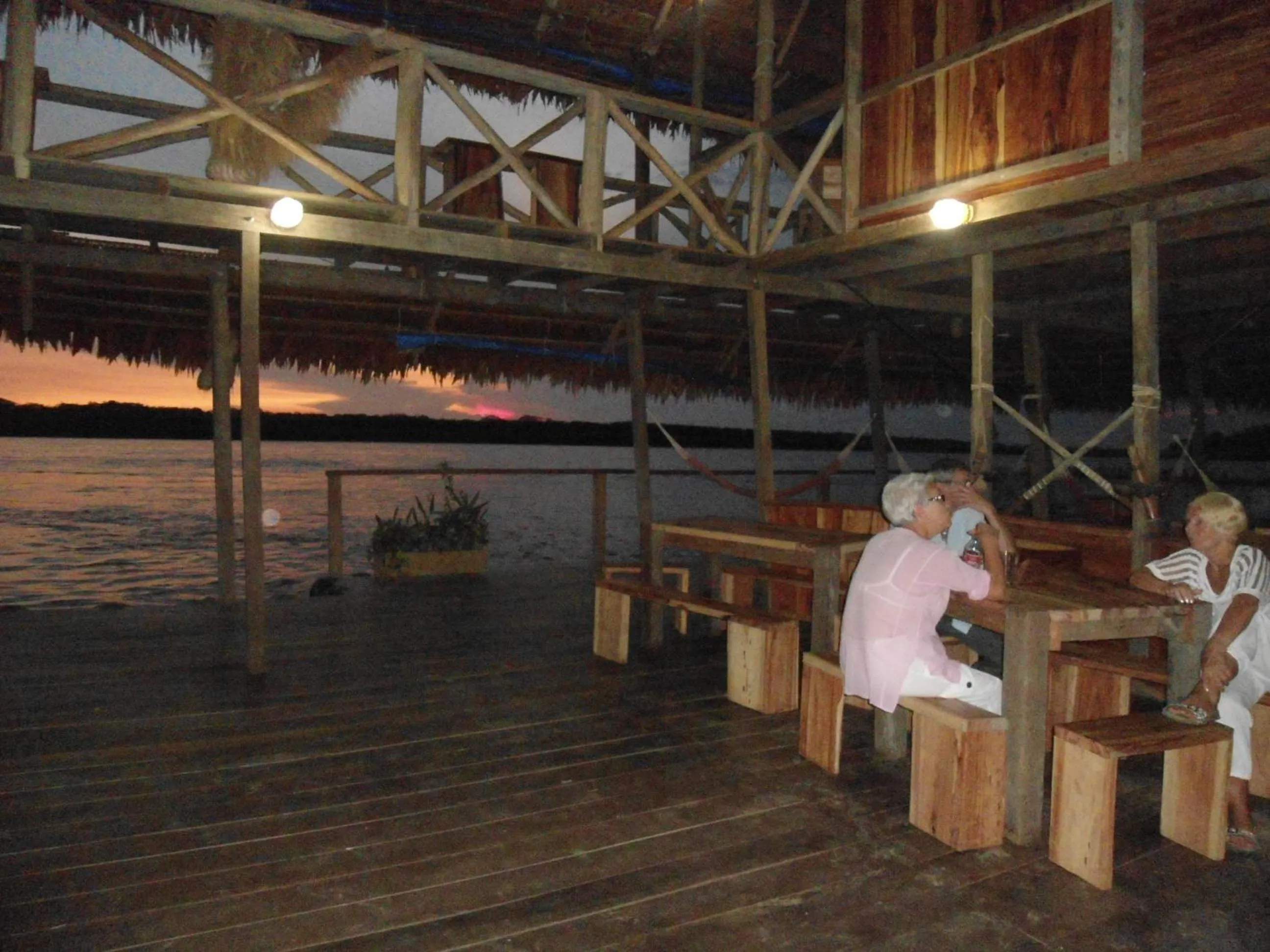 Area and facilities in Cabaña Flotante Kurupira