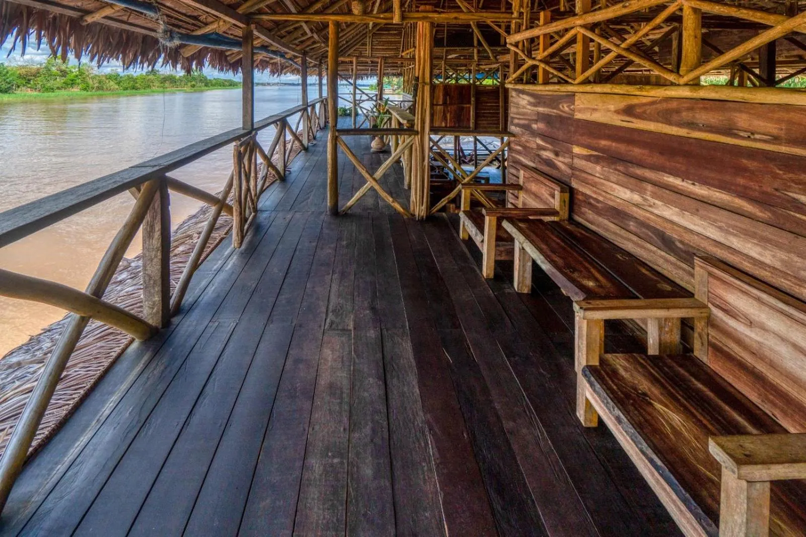 Lake view in Cabaña Flotante Kurupira