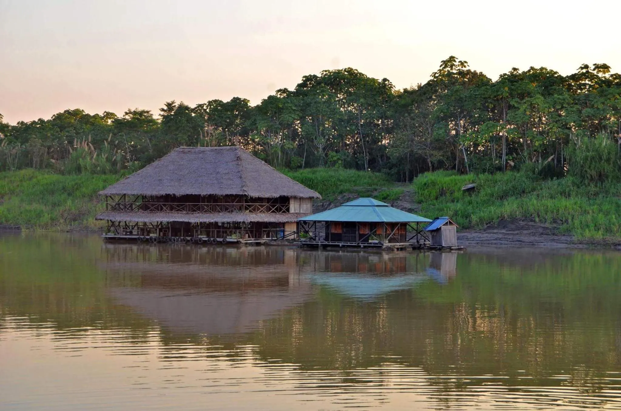 River view in Cabaña Flotante Kurupira