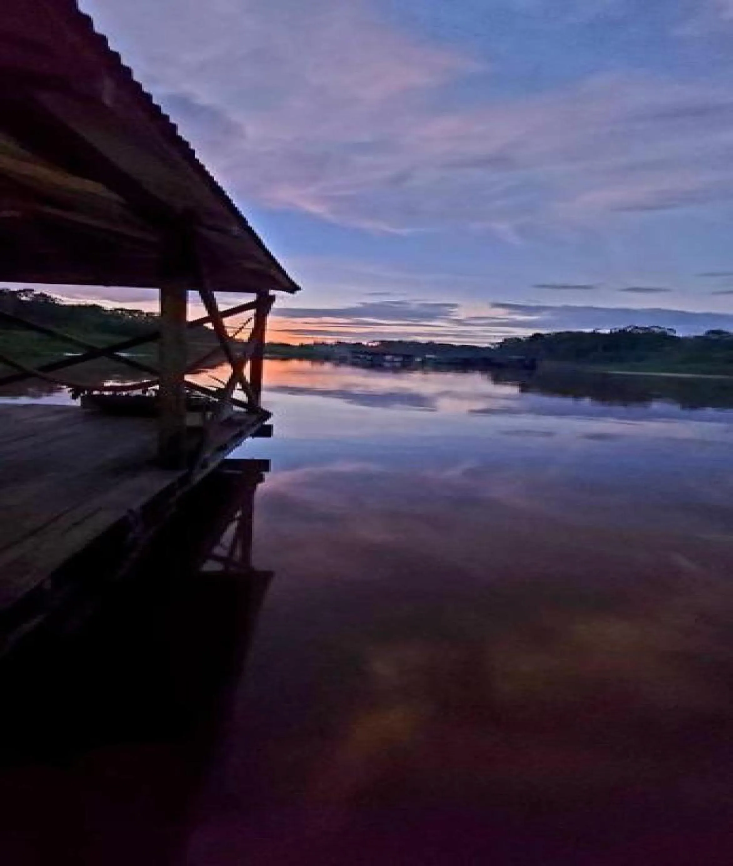 Natural landscape in Cabaña Flotante Kurupira