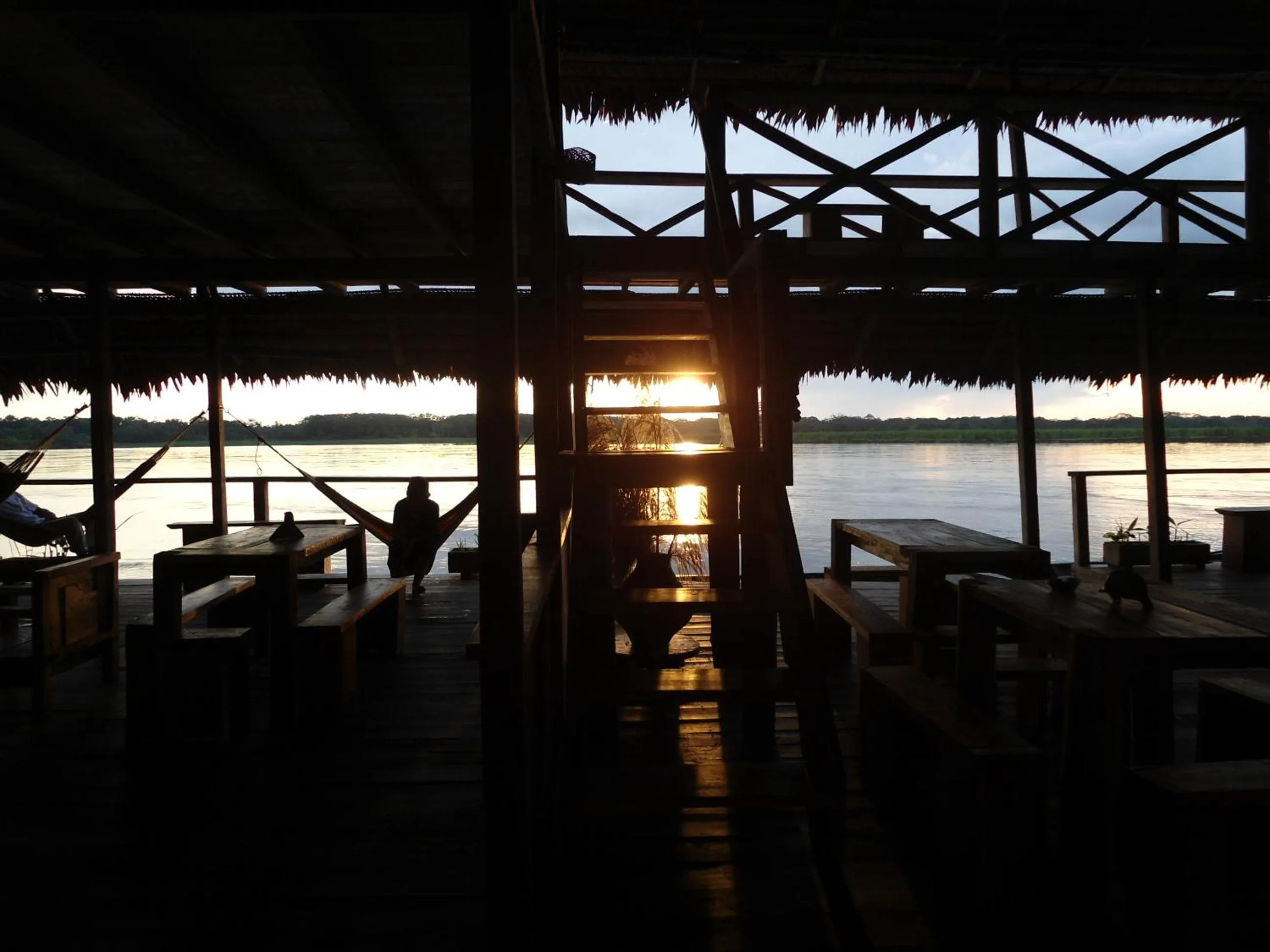 Balcony/Terrace in Cabaña Flotante Kurupira