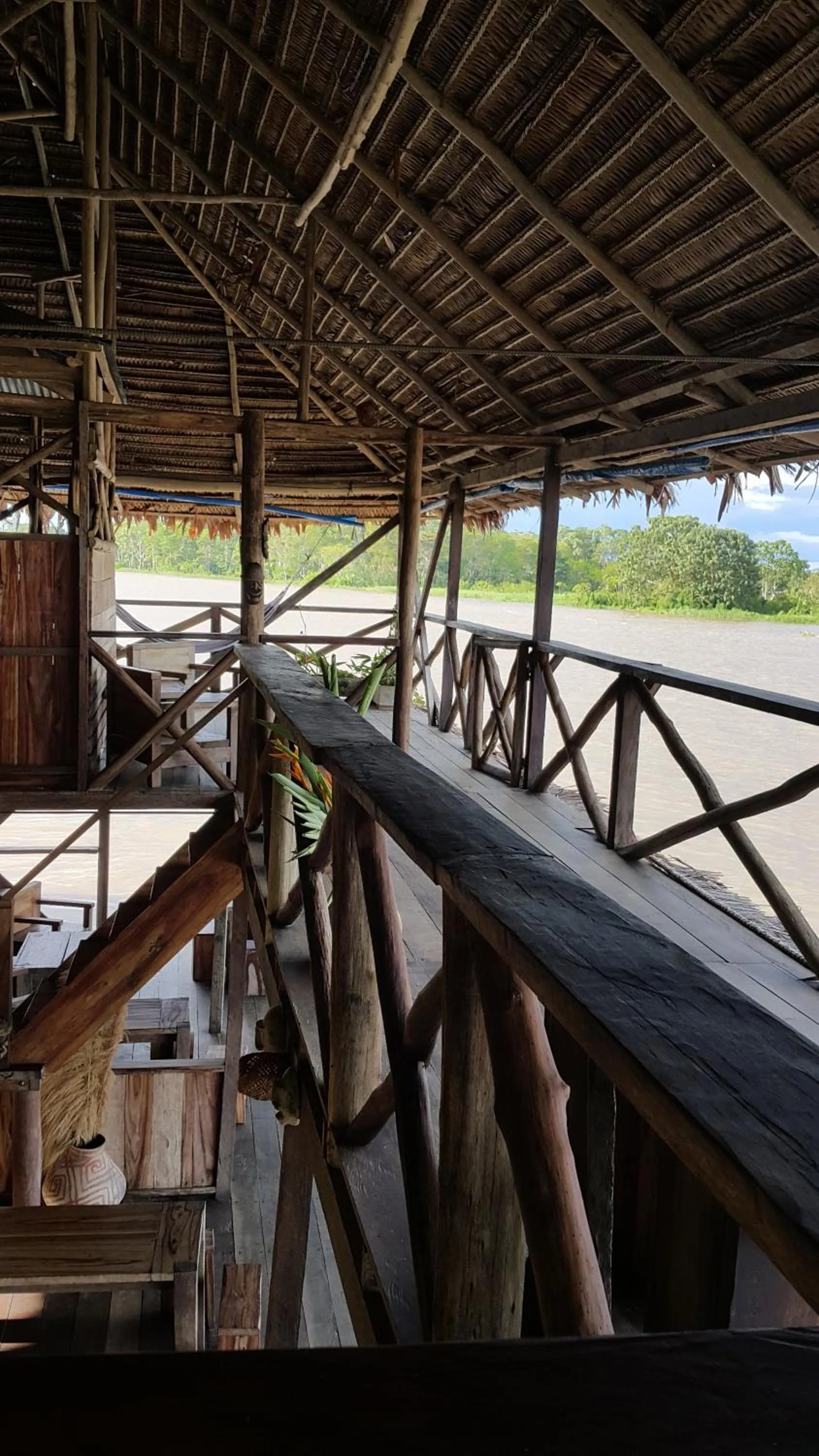 Balcony/Terrace in Cabaña Flotante Kurupira