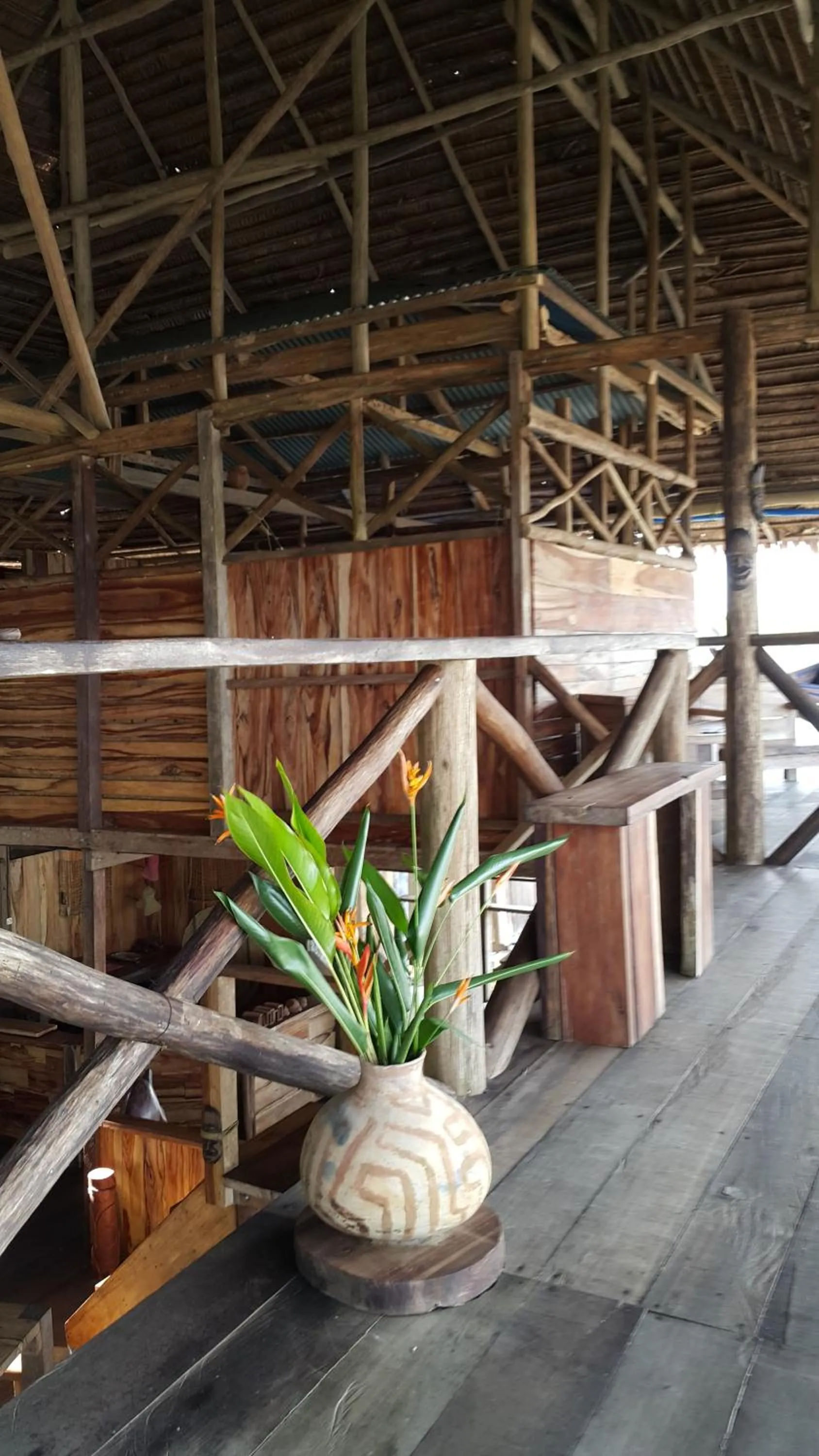 Balcony/Terrace in Cabaña Flotante Kurupira