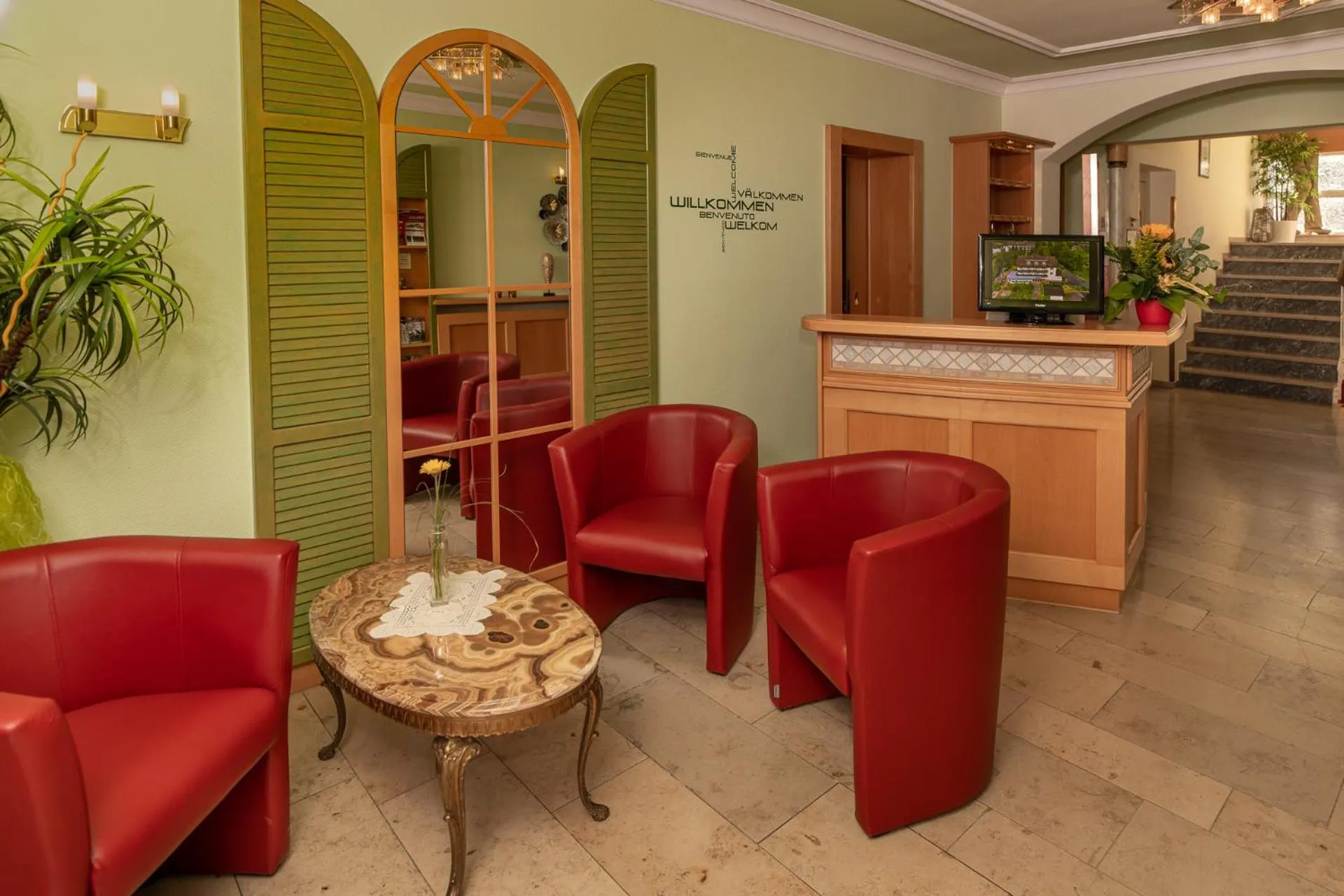 Lobby or reception in KIShotel am Kurpark