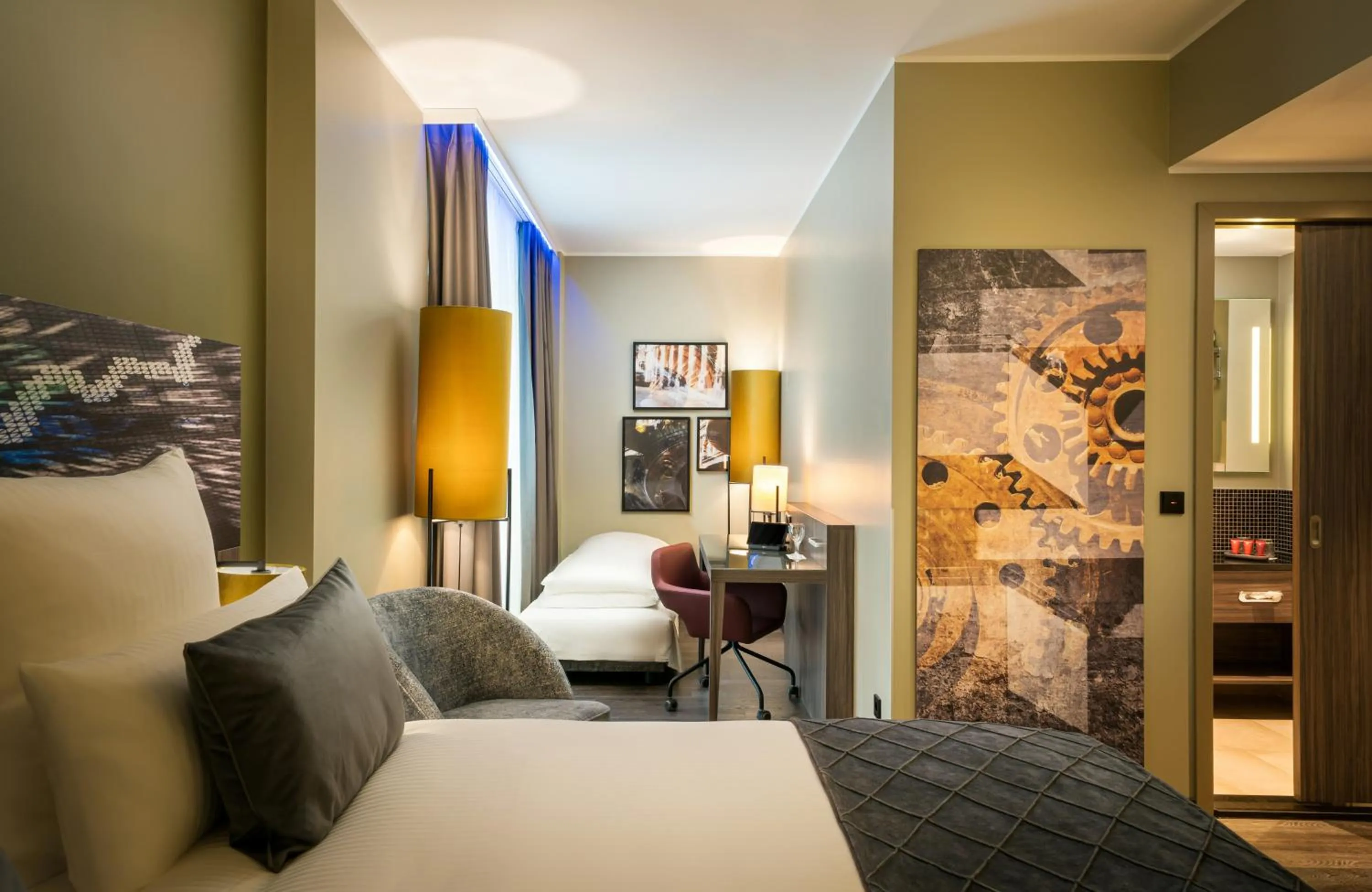 Photo of the whole room, Bed in Leonardo Hotel Eschborn Frankfurt