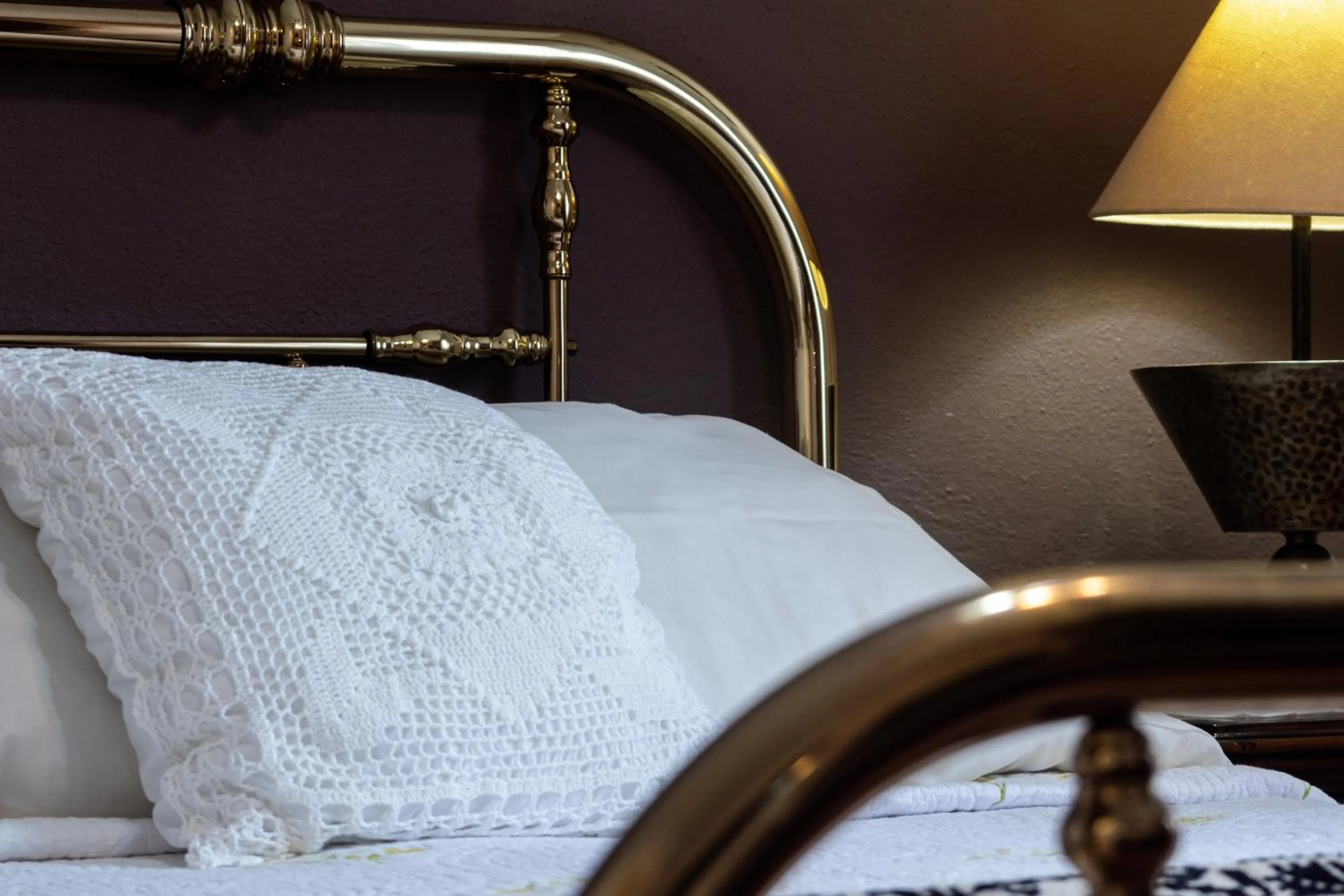 Decorative detail, Bed in Casa Maricela B&B