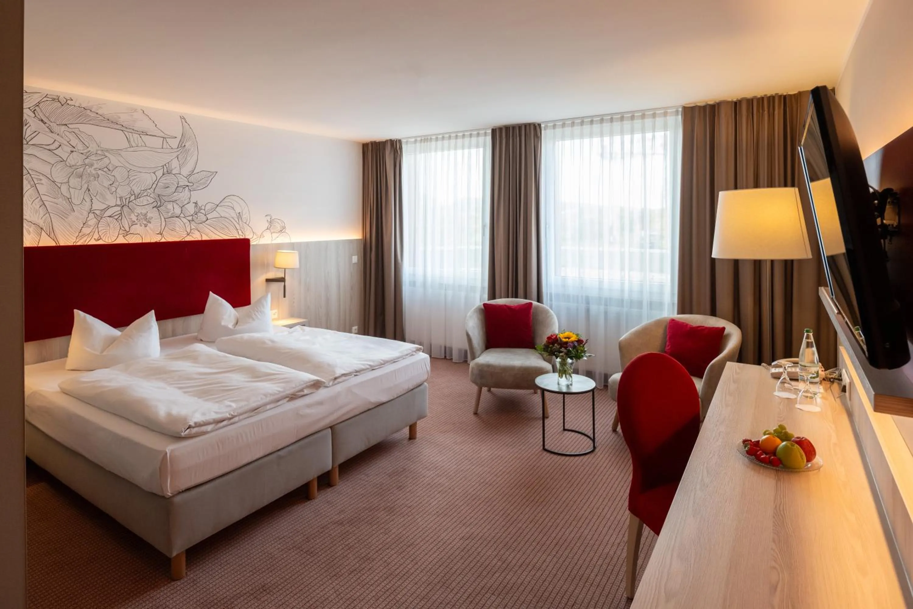 Bedroom, Bed in Best Western Erfurt-Apfelstädt