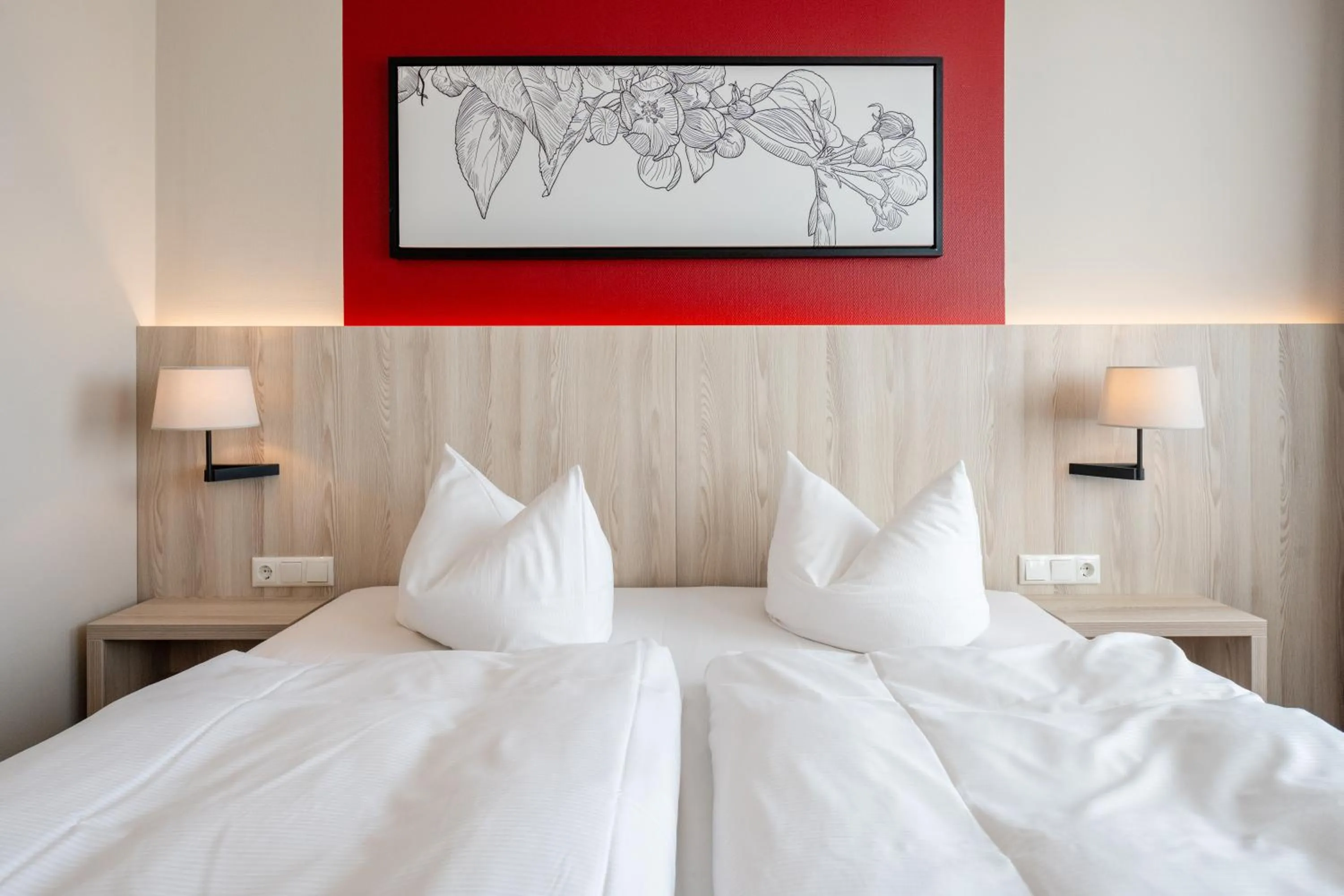 Bed in Best Western Erfurt-Apfelstädt